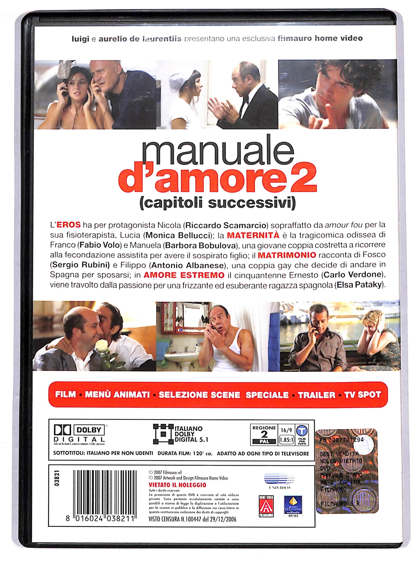 EBOND manuale d'amore 2 DVD DB754724