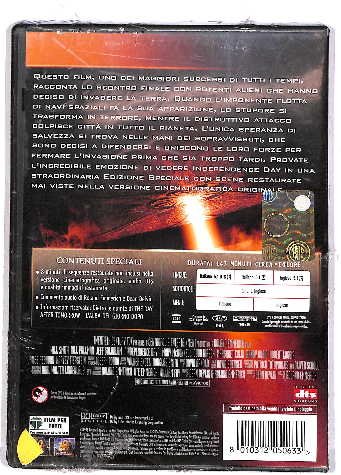 EBOND independance day DVD DB754914