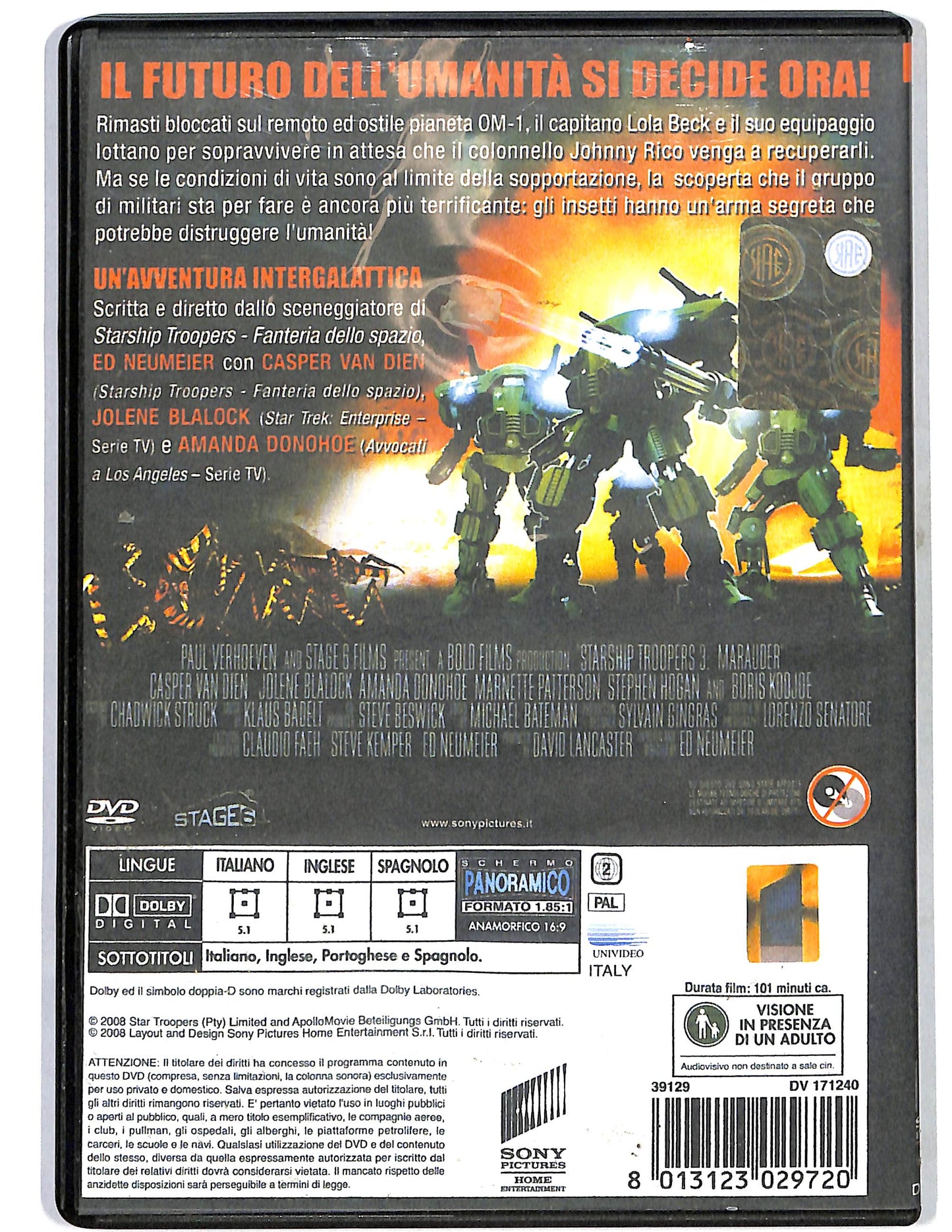 EBOND Starship Troopers 3 L'arma segreta NOLEGGIO DVD DB754942