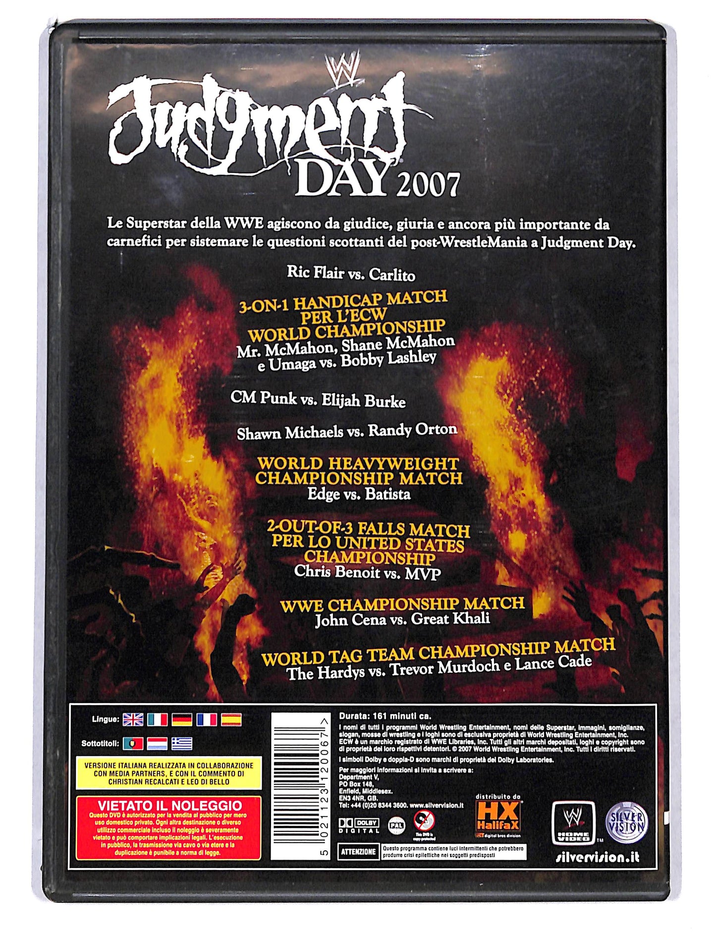 EBOND WWE - Judgment day 2007 DVD DB755110