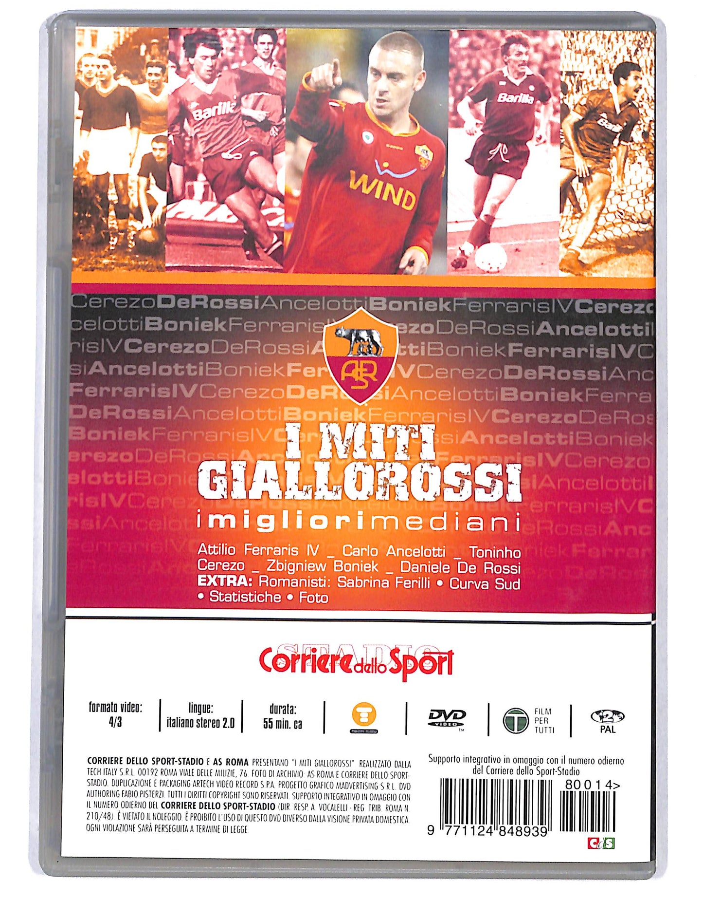 EBOND I Miti giallorossi i migliori mediani EDITORIALE DVD DB755135