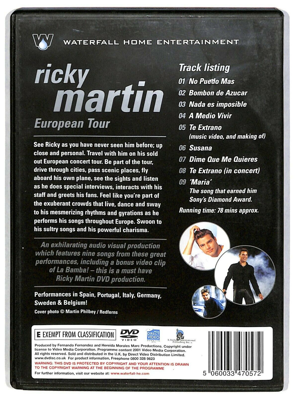 EBOND Ricky Martin: European Tour (2003) DVD DB755637