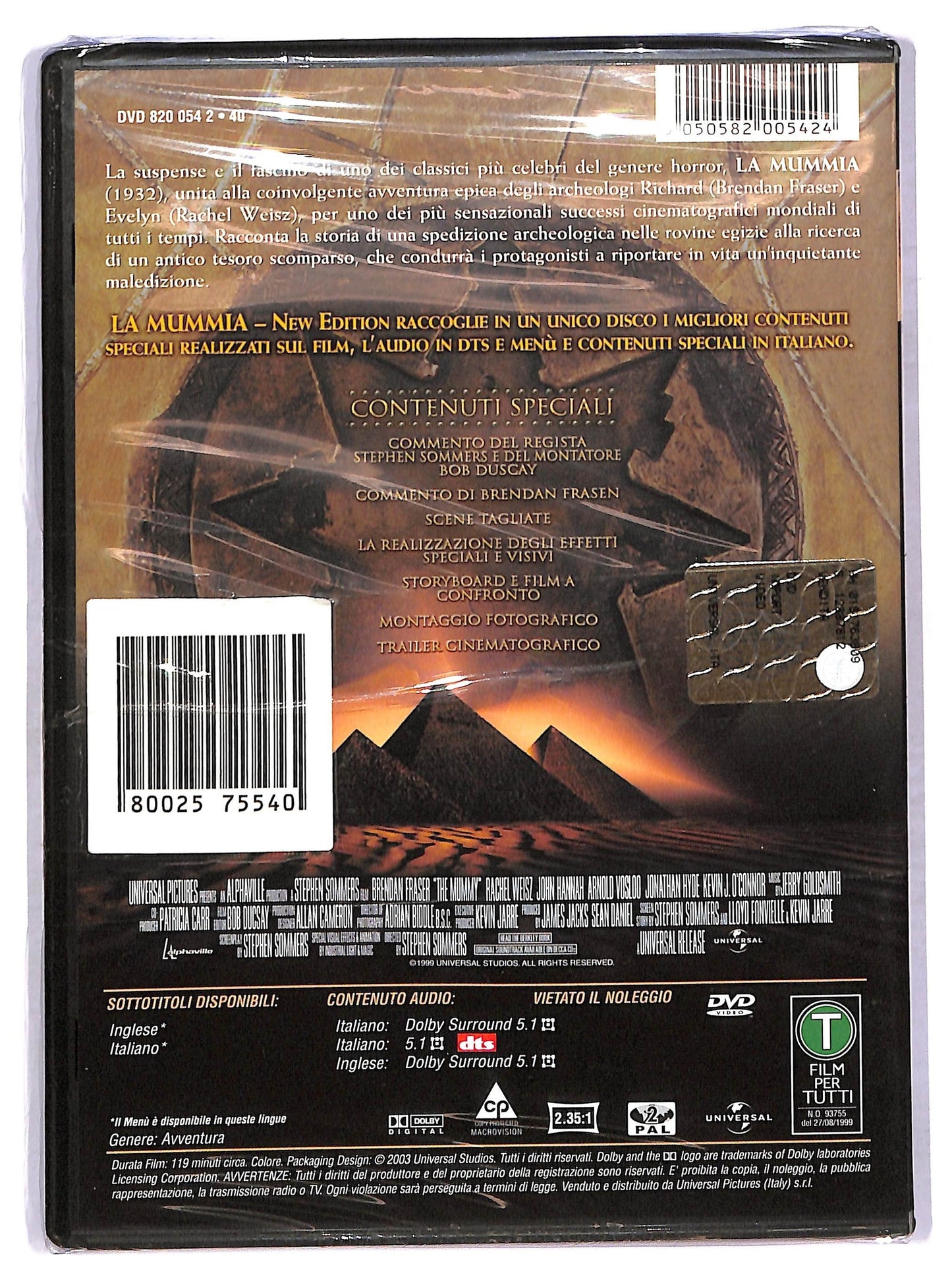 EBOND La mummia (film 1999) NOLEGGIO DVD DB755660