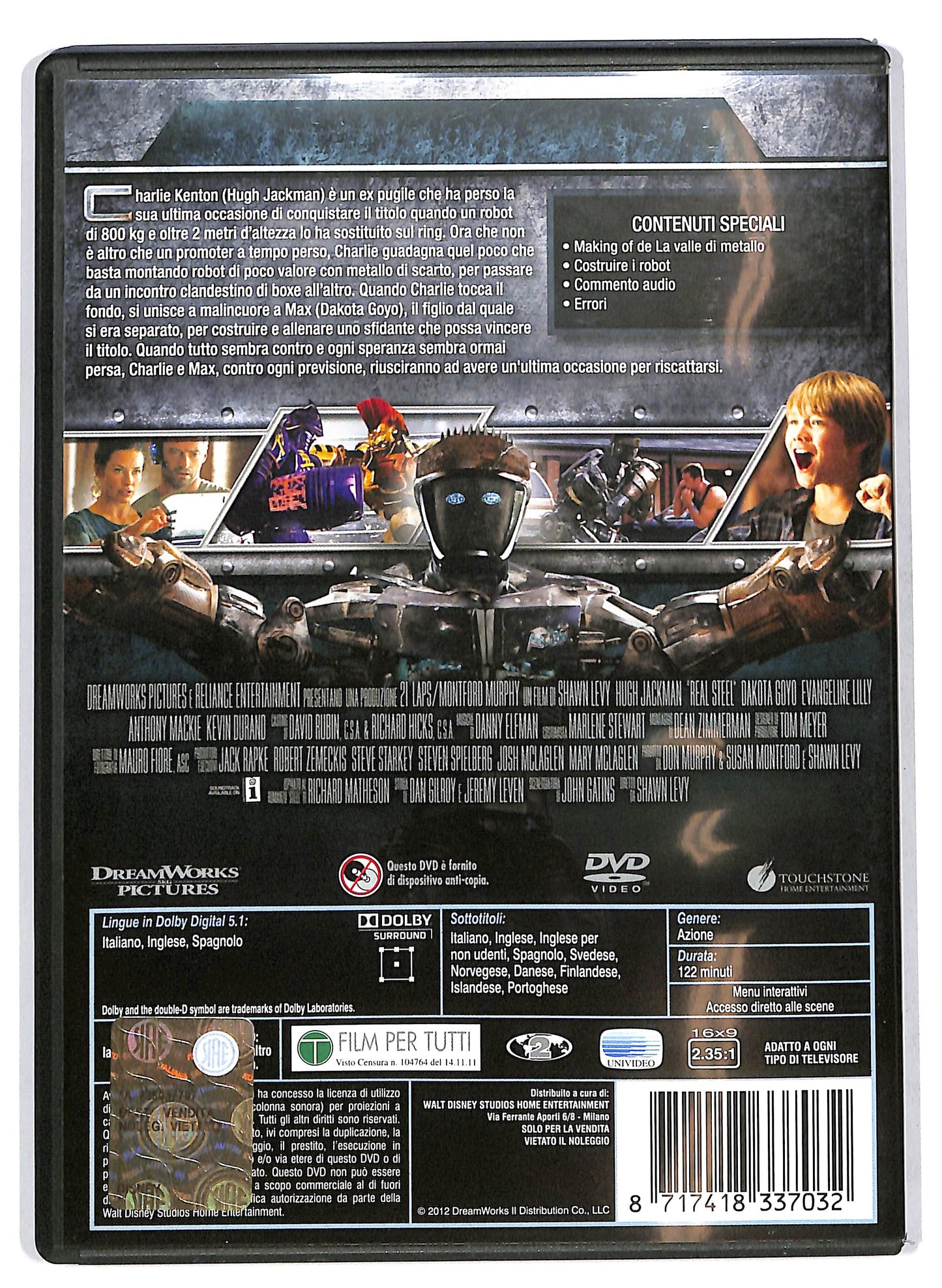 EBOND Real Steel NOLEGGIO DVD DB756105
