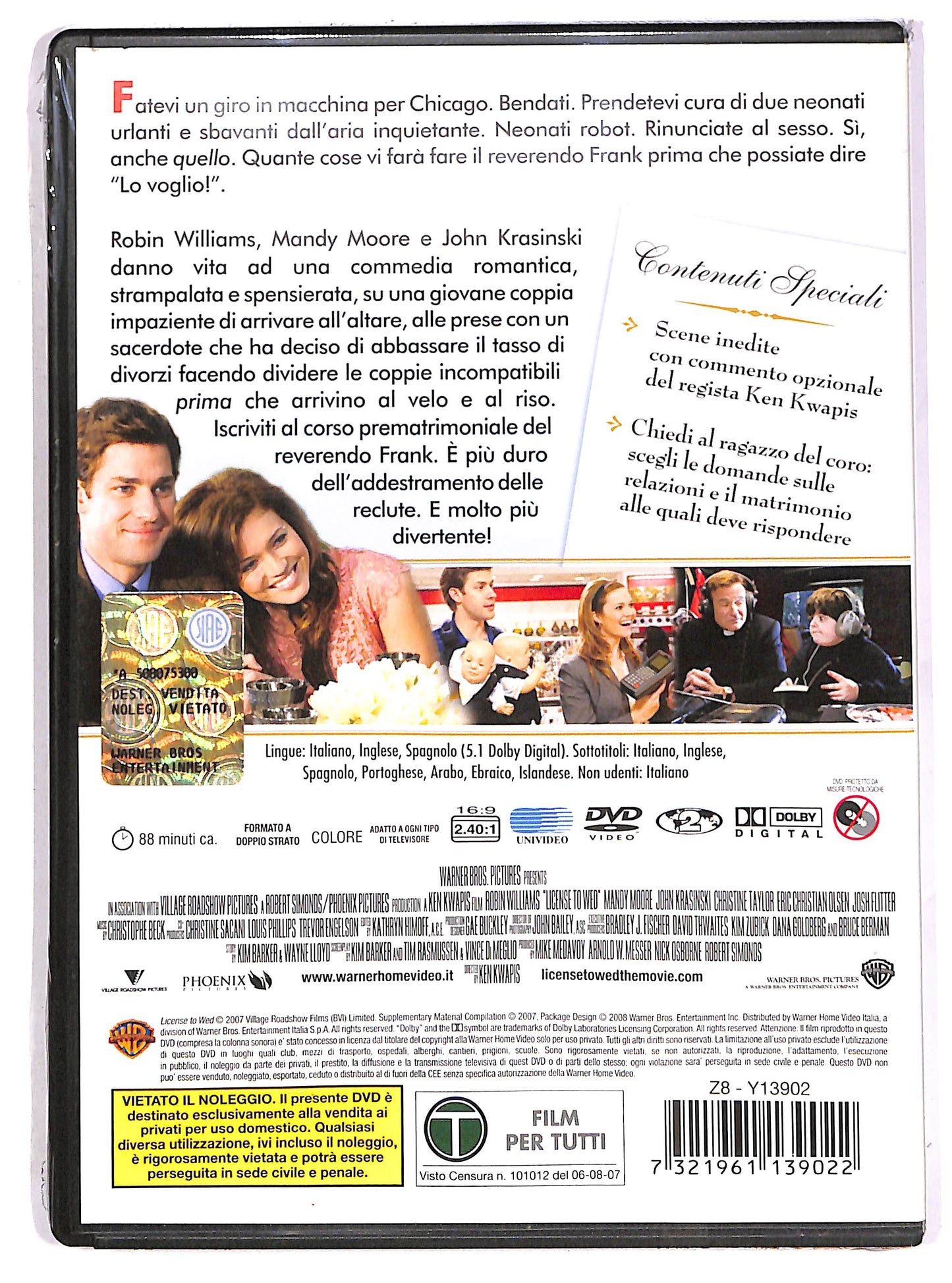 EBOND Licenza di matrimonio NOLEGGIO DVD DB756126