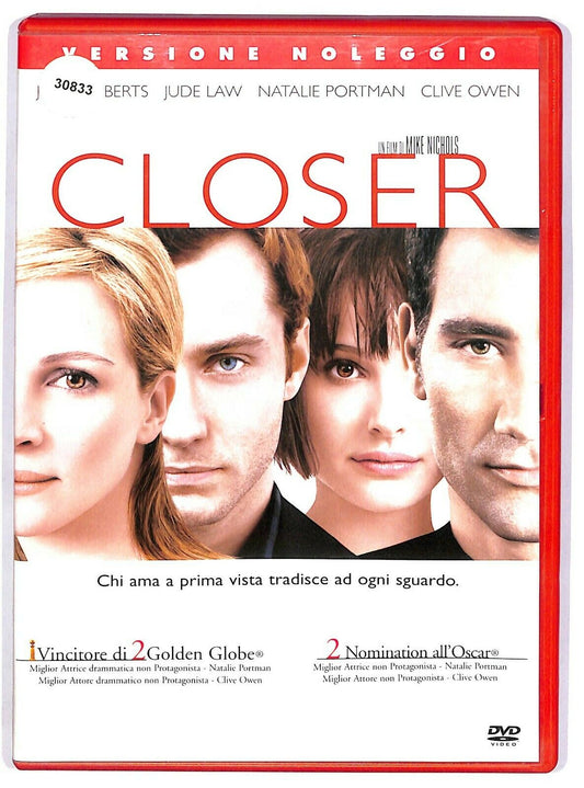EBOND Closer Con Jude Law Ex Noleggio DVD DB756131