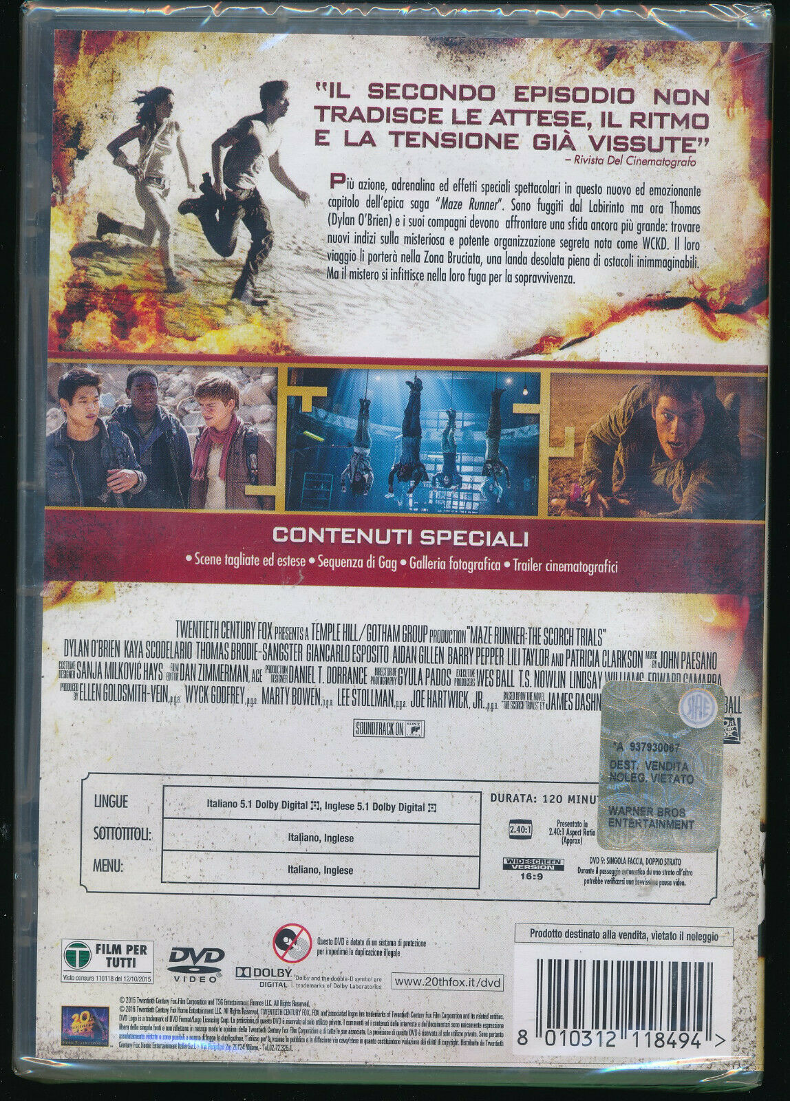 EBOND Maze Runner - La Fuga NOLEGGIO DVD DB756305