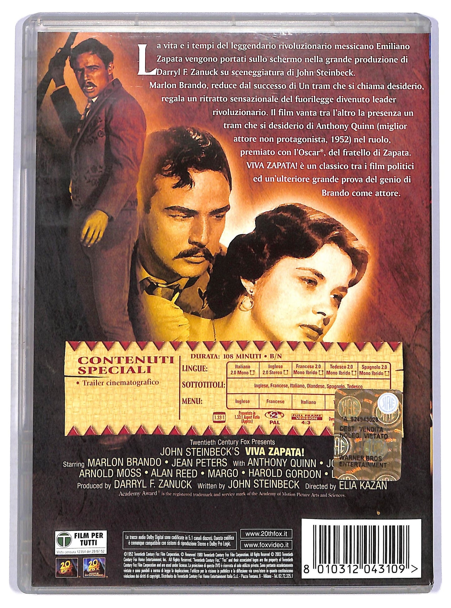 EBOND Viva Zapata! NOLEGGIO DVD DB756351