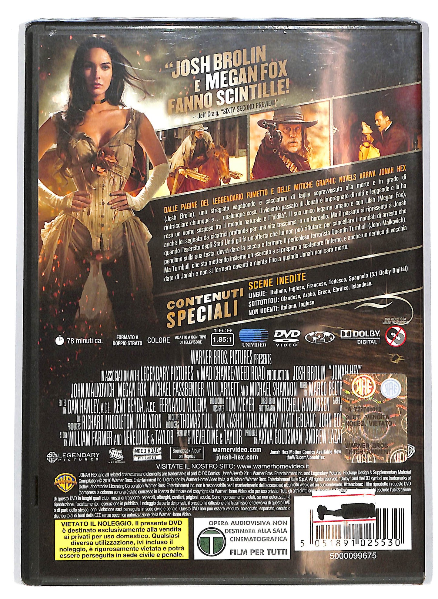 EBOND Jonah Hex NOLEGGIO DVD DB756359