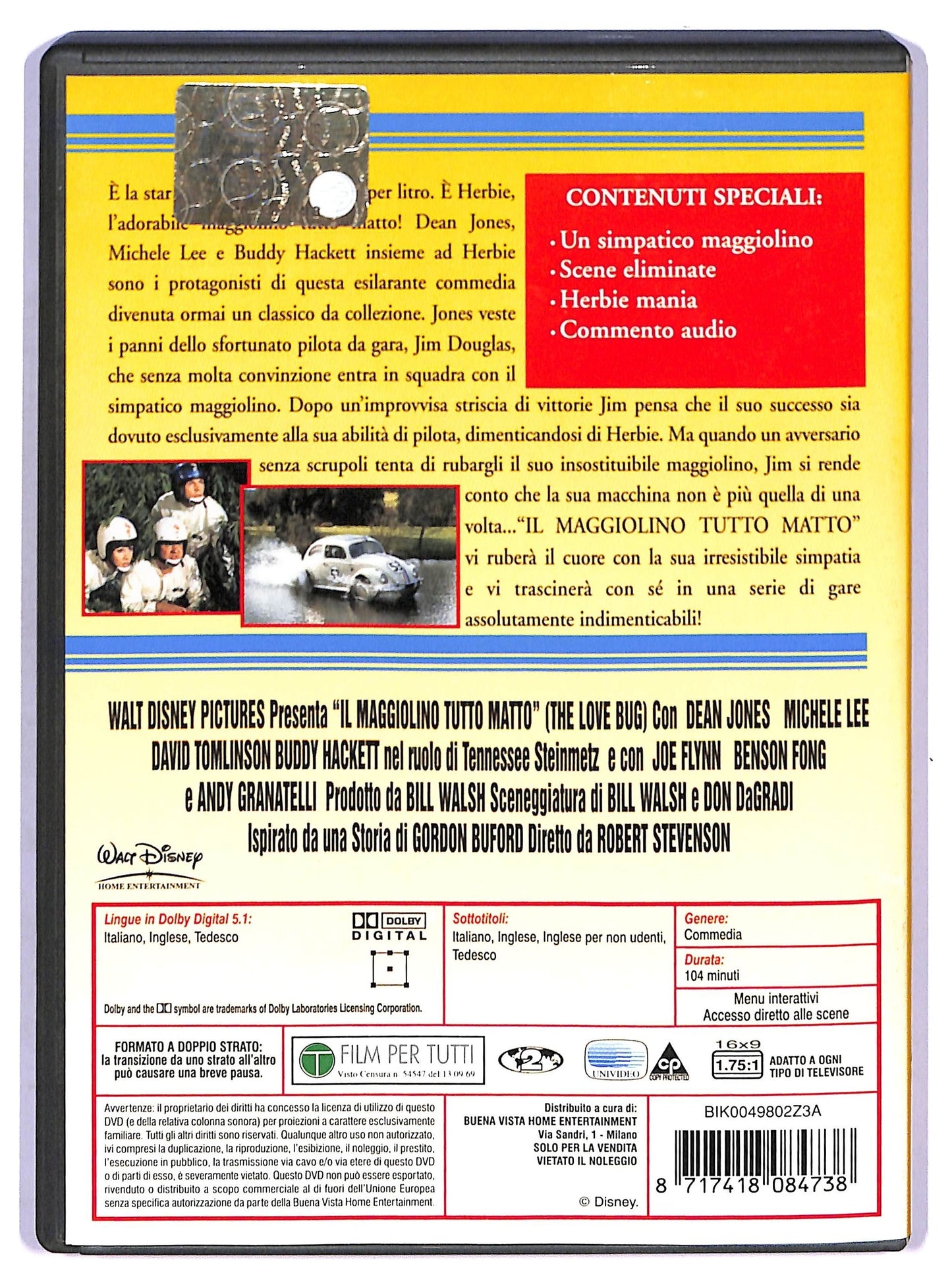 EBOND Il Maggiolino Tutto Matto NOLEGGIO DVD DB756641