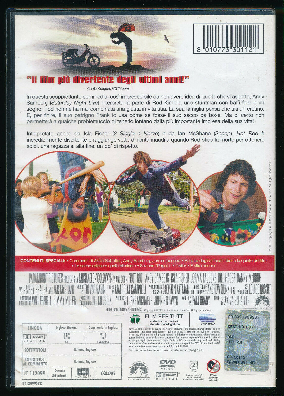 EBOND Hot Rod NOLEGGIO DVD DB756833