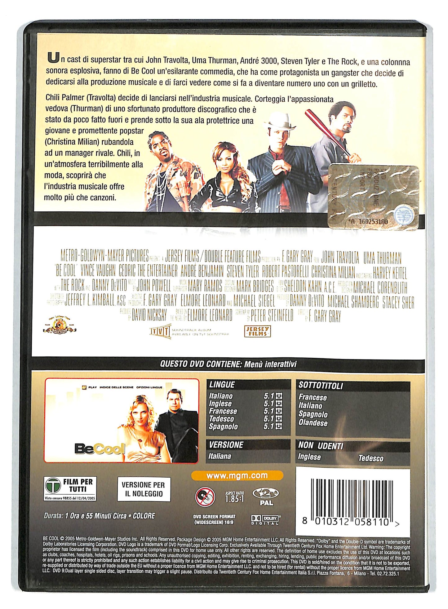 EBOND Be Cool Noleggio NOLEGGIO DVD DB756845