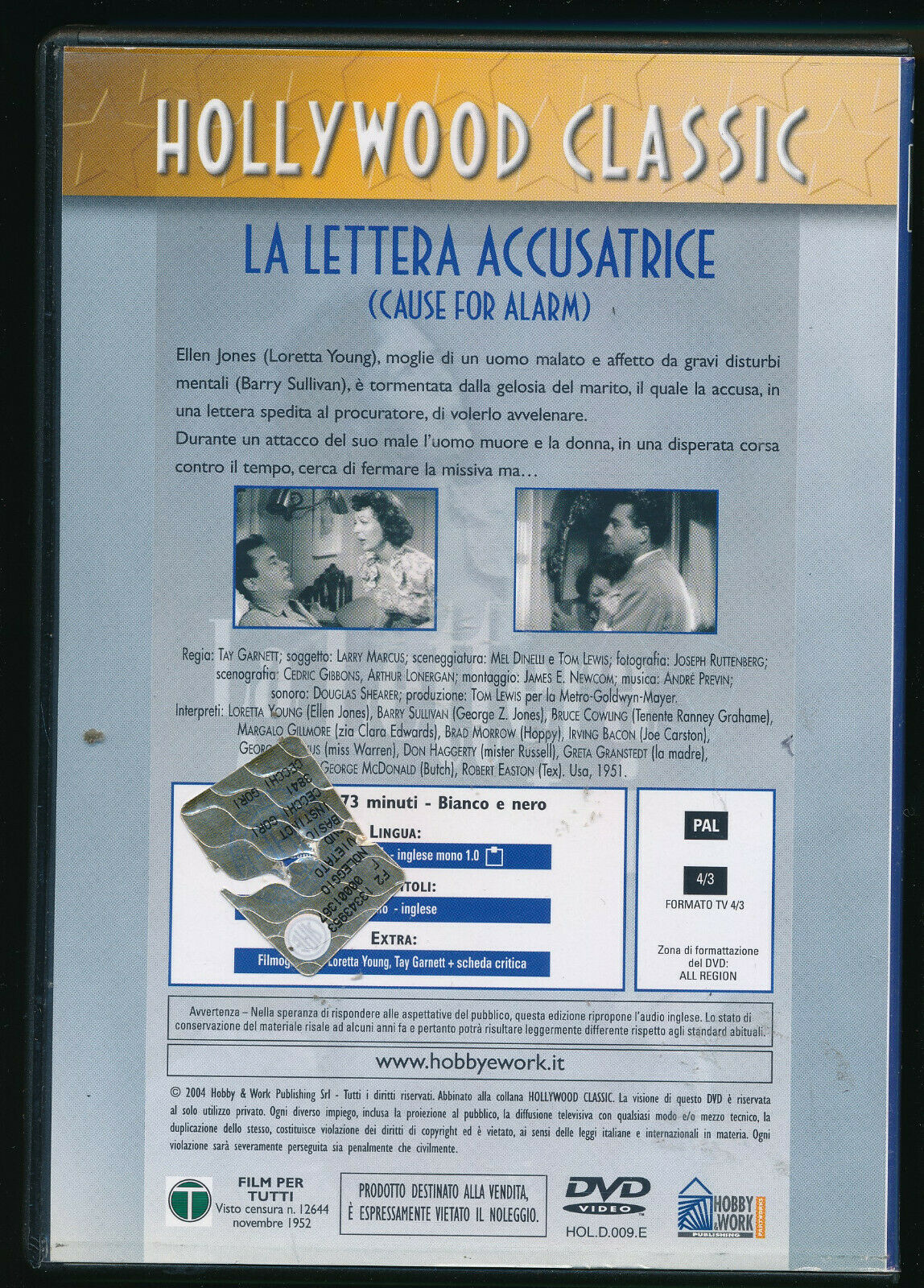 EBOND La Lettera Accusatrice Editoriale DVD DB757924