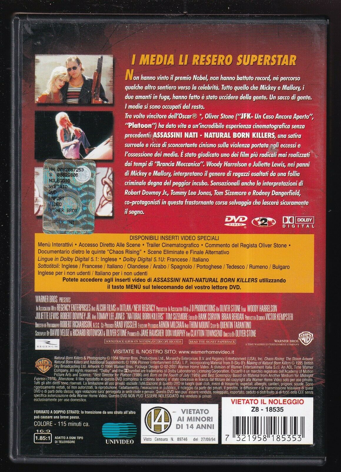 EBOND Assassini Nati NOLEGGIO DVD DB758116