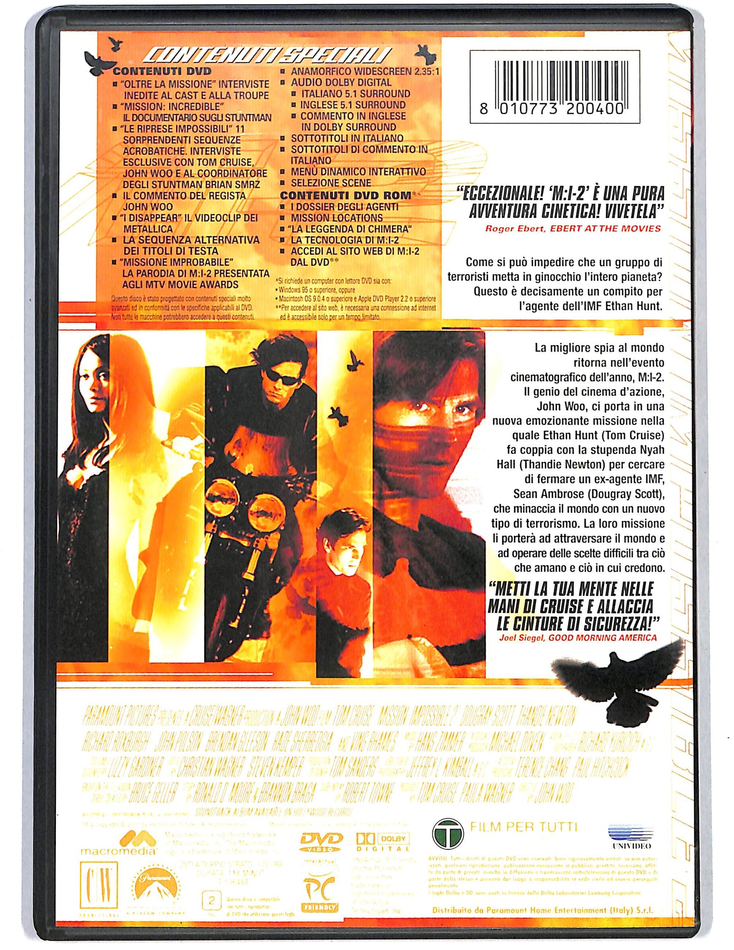 EBOND Mission Impossible 2 NOLEGGIO DVD DB758912