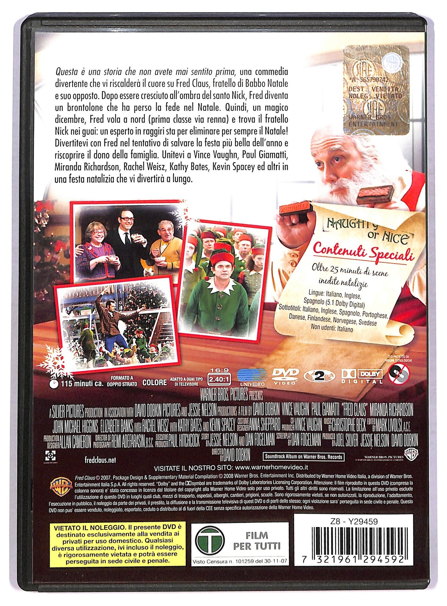EBOND Fred Claus Un fratello sotto l'albero NOLEGGIO DVD DB758925