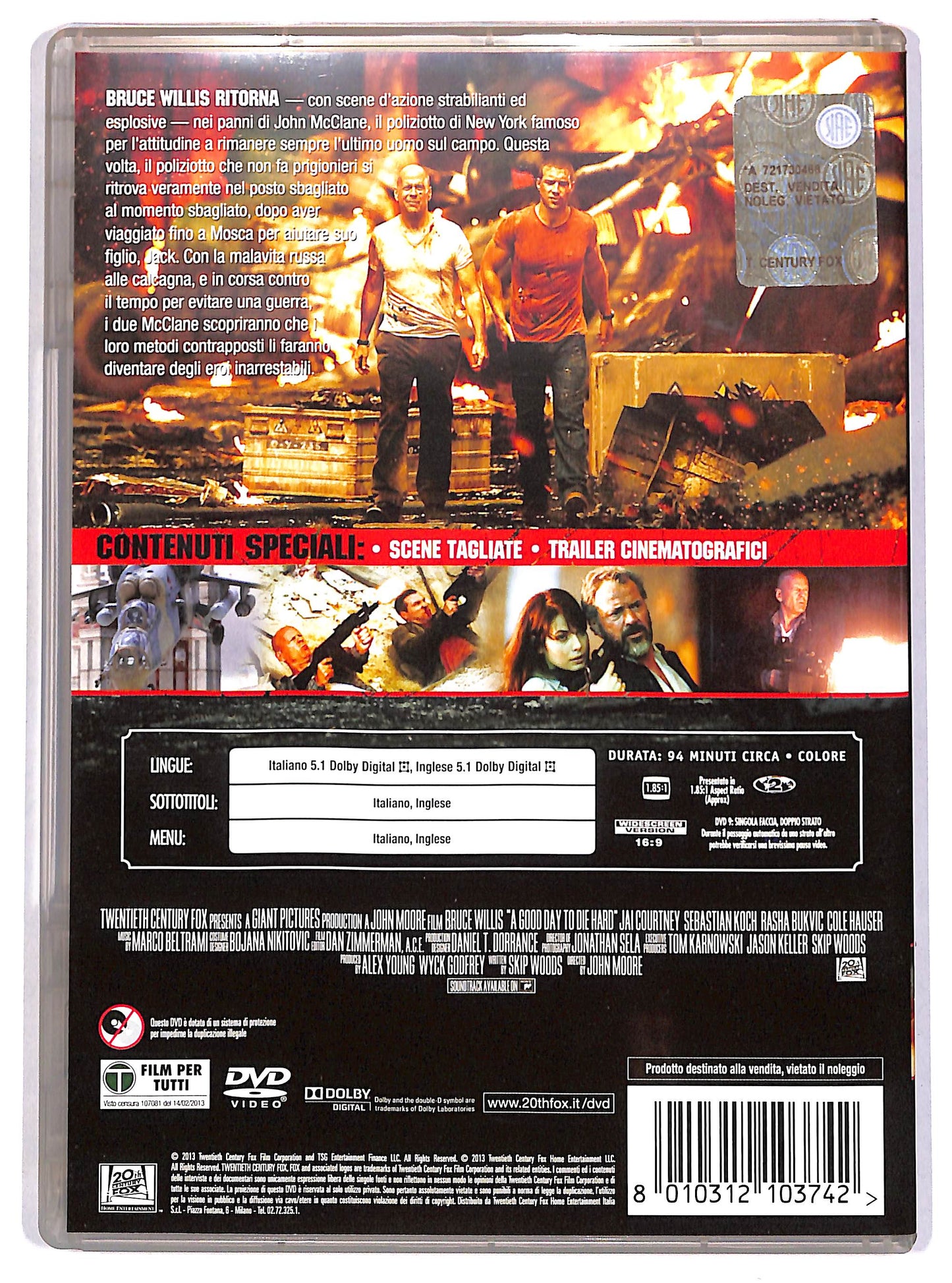 EBOND Die Hard - Un buon giorno per morire DVD DB759109