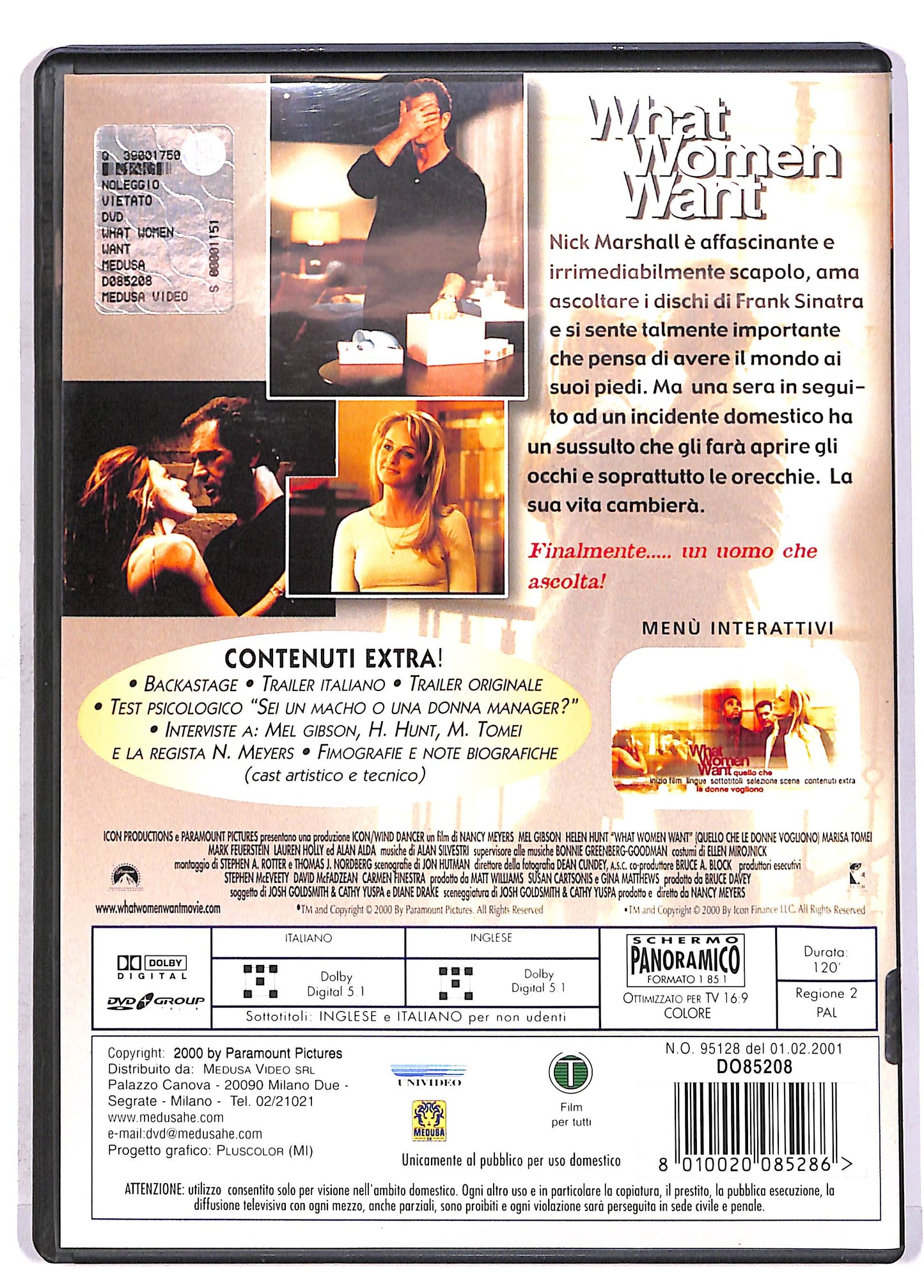 EBOND What Women Want Quello che le donne vogliono NOLEGGIO DVD DB759159
