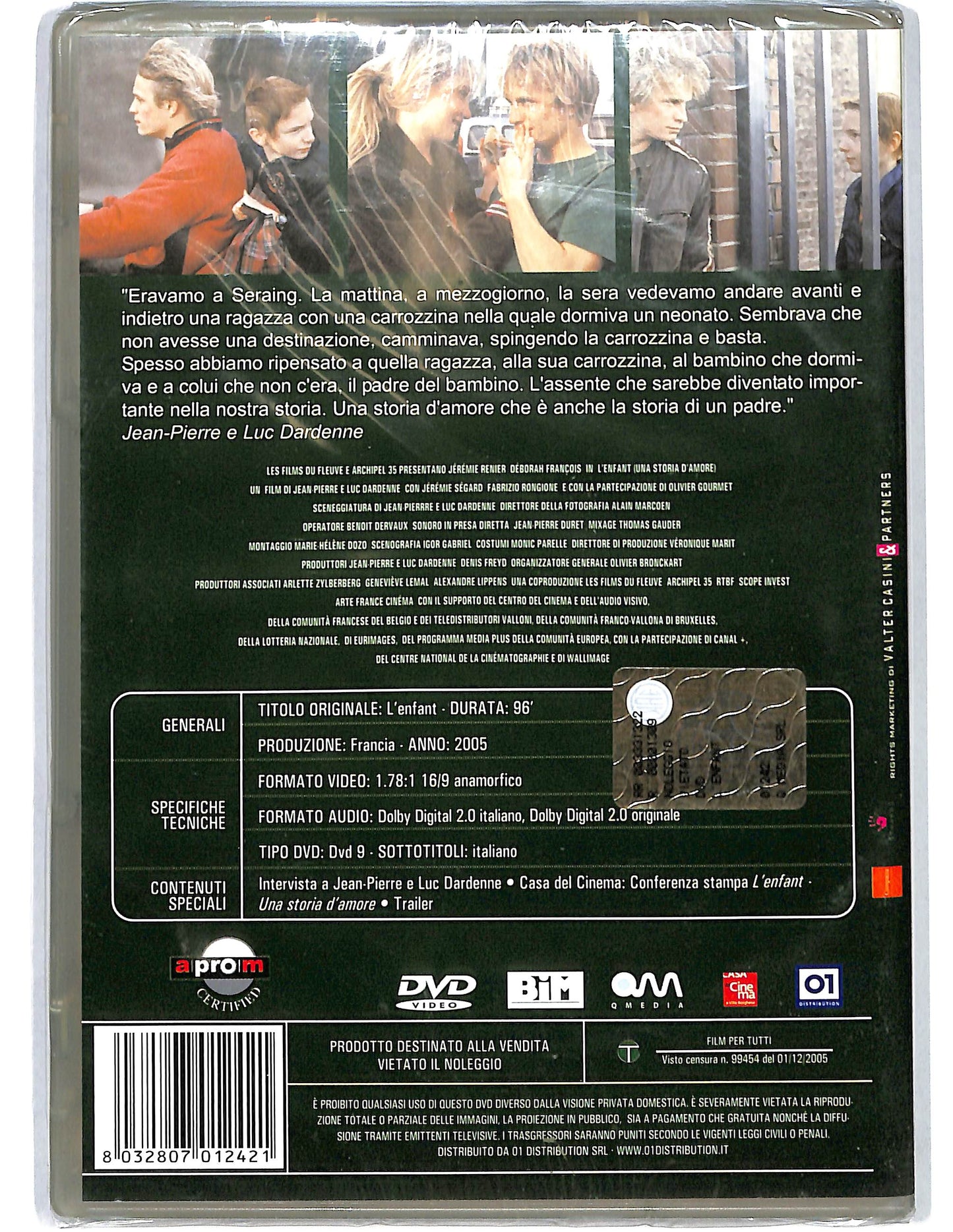 EBOND L'Enfant  Una storia d'amore DVD DB759640