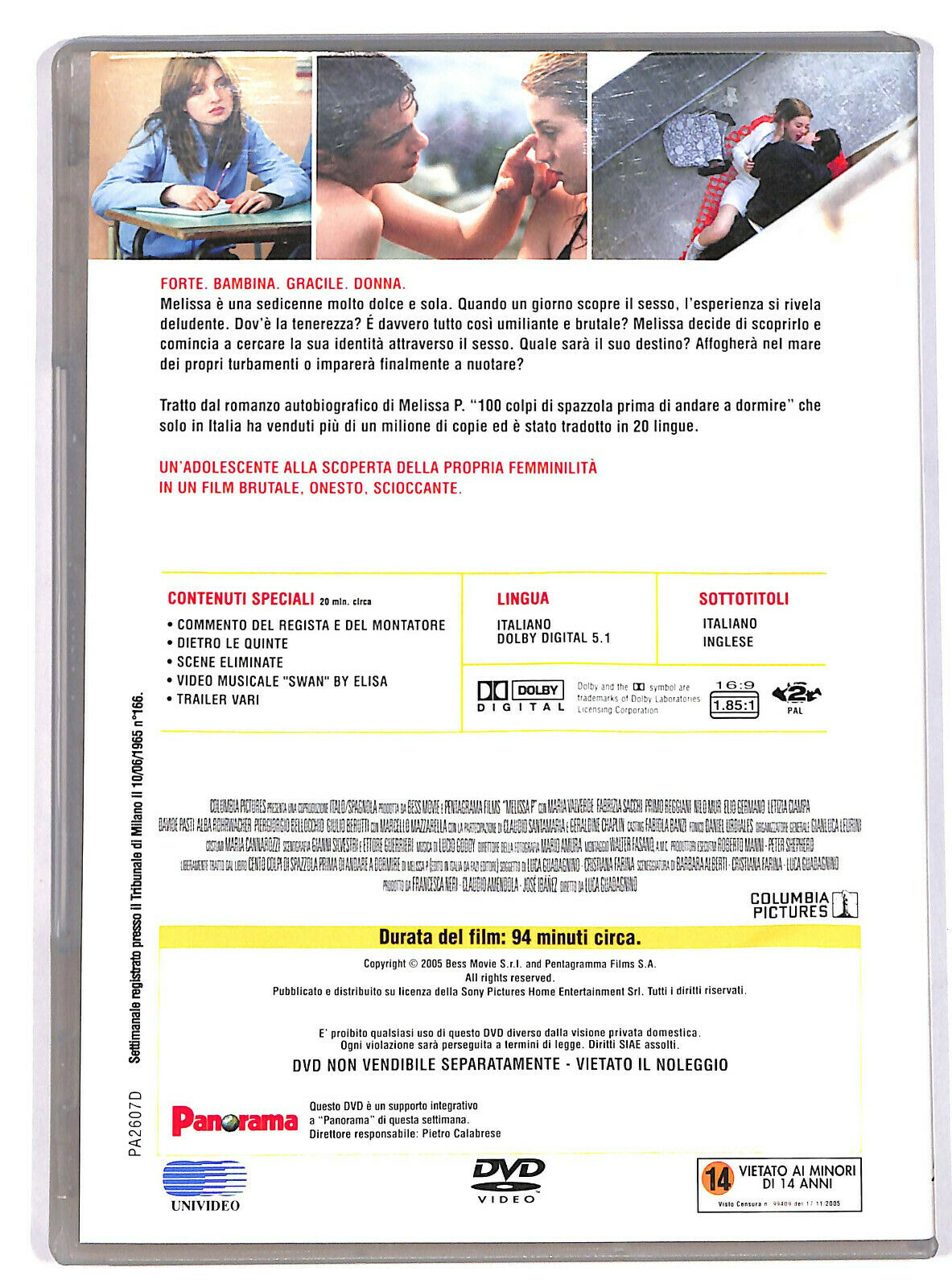 EBOND Melissa P. Editoriale DVD DB759811