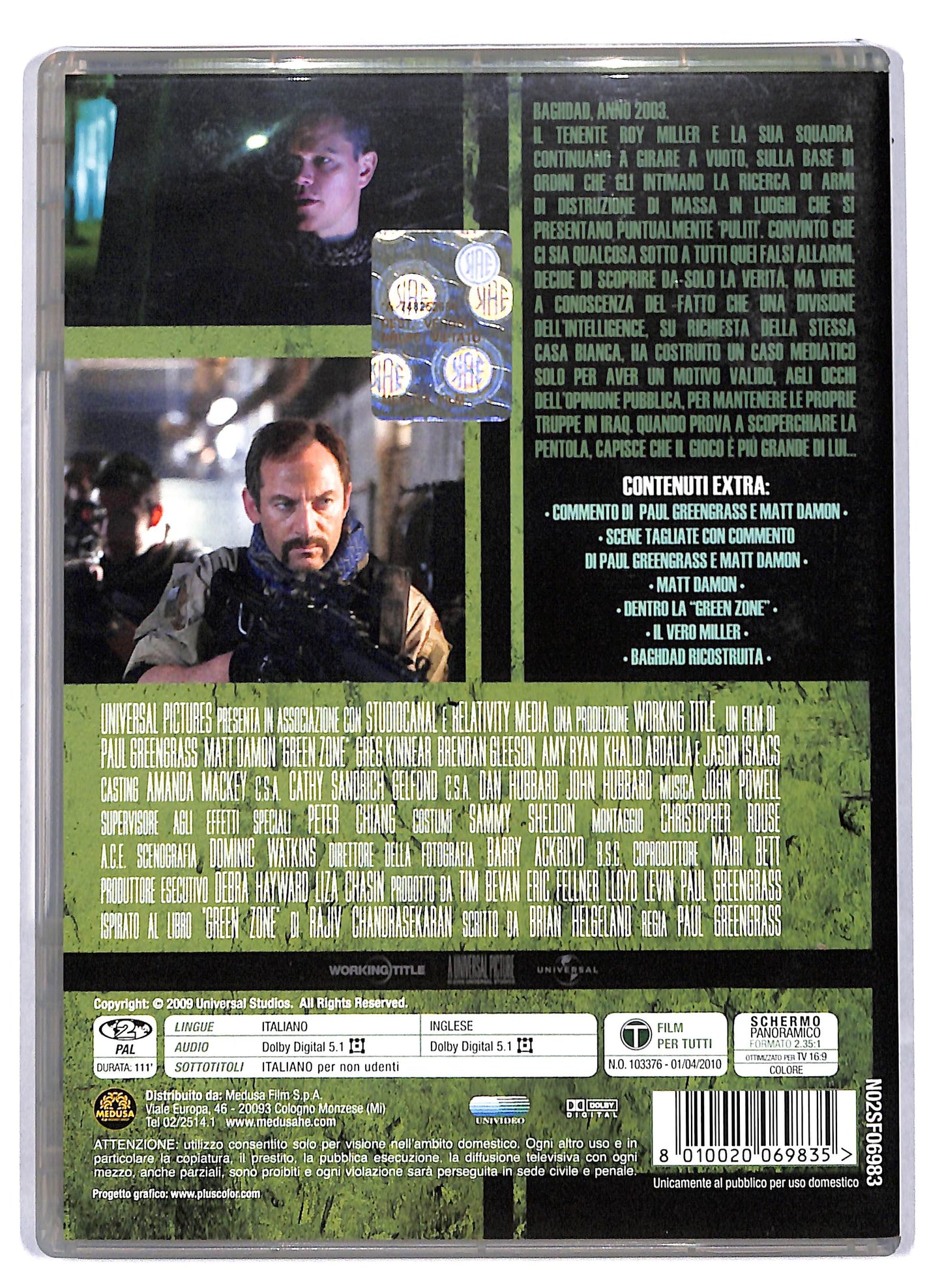 EBOND Green zone DVD DB760121