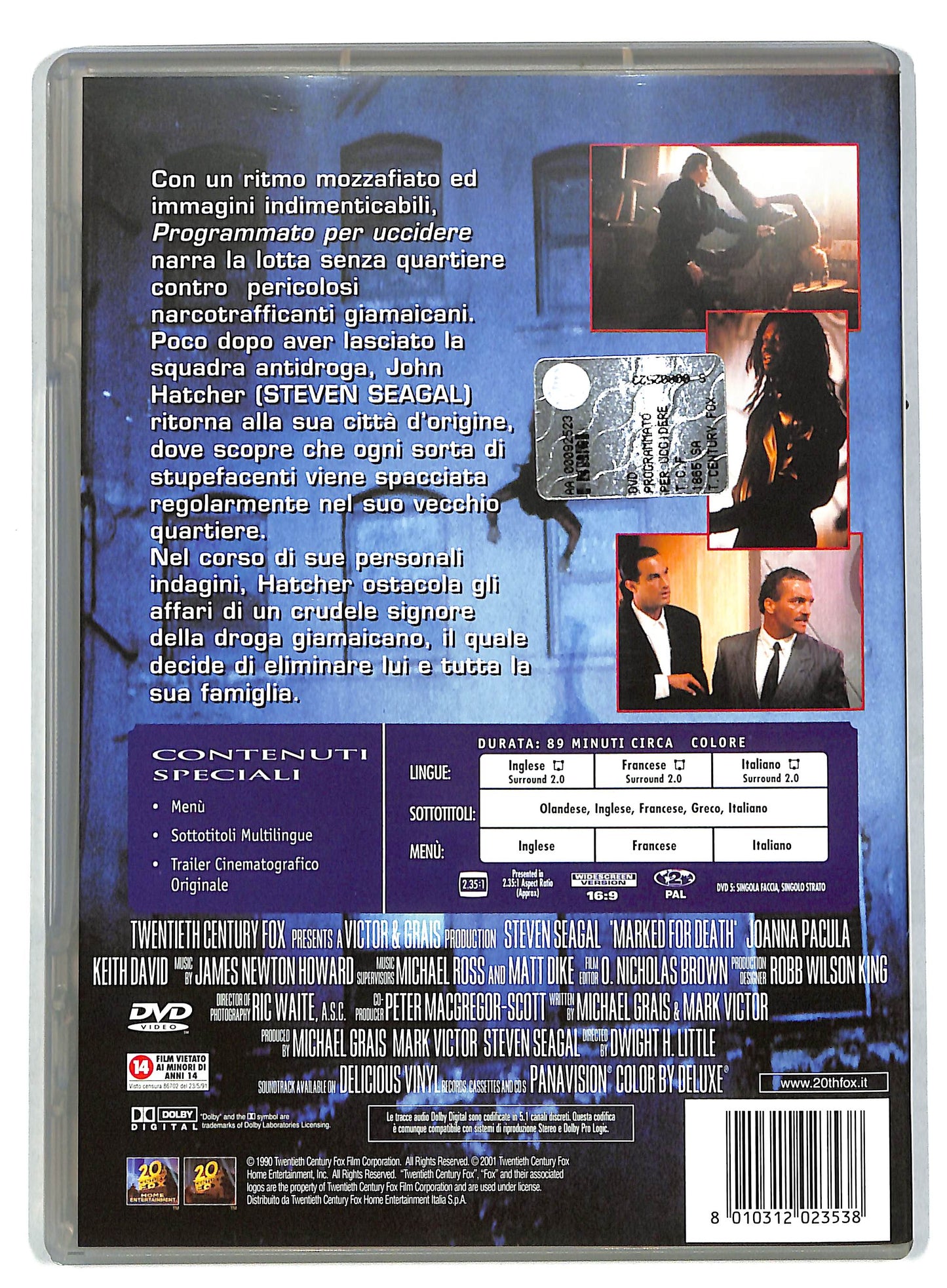 EBOND Programmato Per Uccidere DVD DB760122