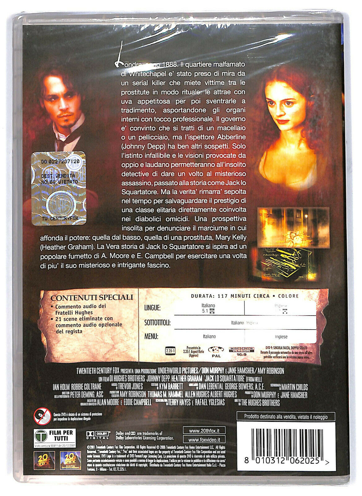 EBOND Jack Lo Squartatore DVD DB760141