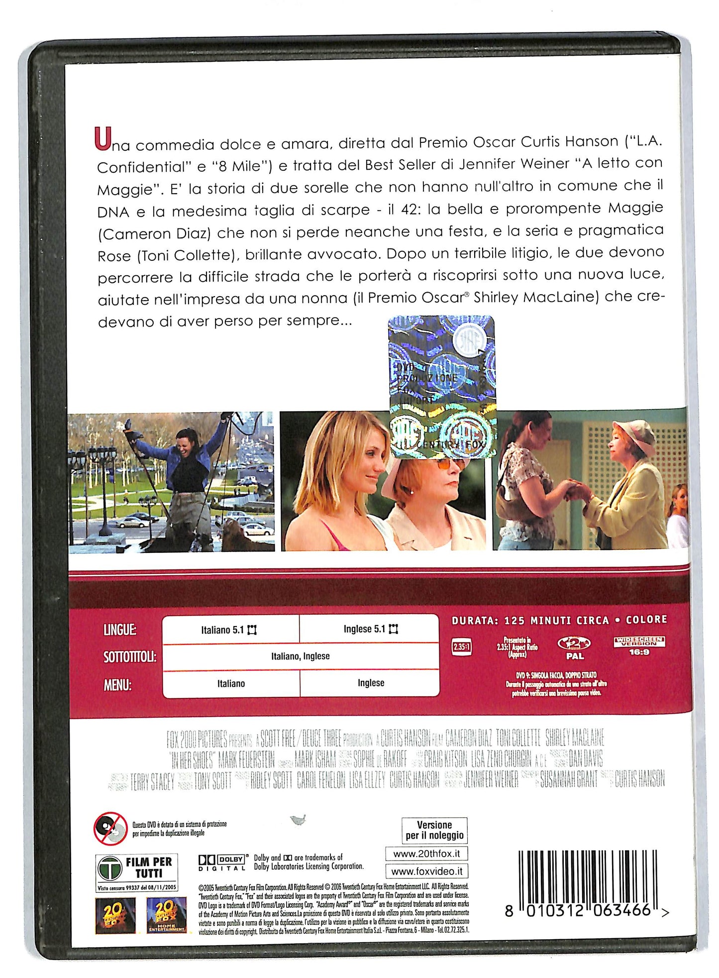 EBOND In Her Shoes - Se fossi lei NOLEGGIO DVD DB760307