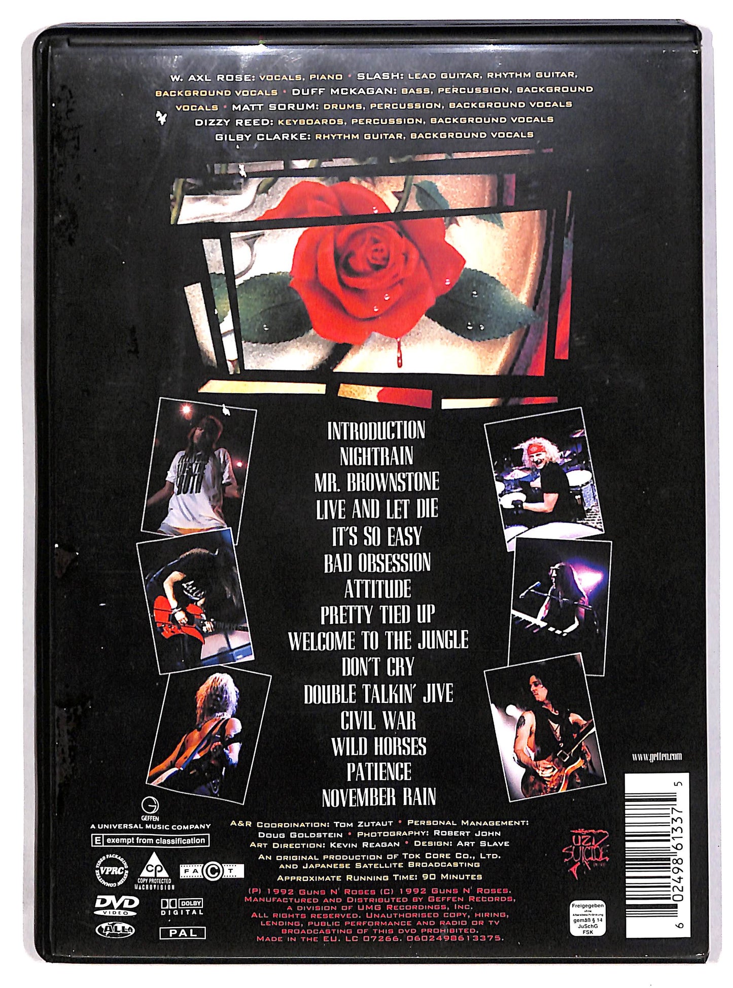 EBOND Guns n' Roses Use Your Illusion 1 World Tour - 1992 in Tokyo DVD DB760653