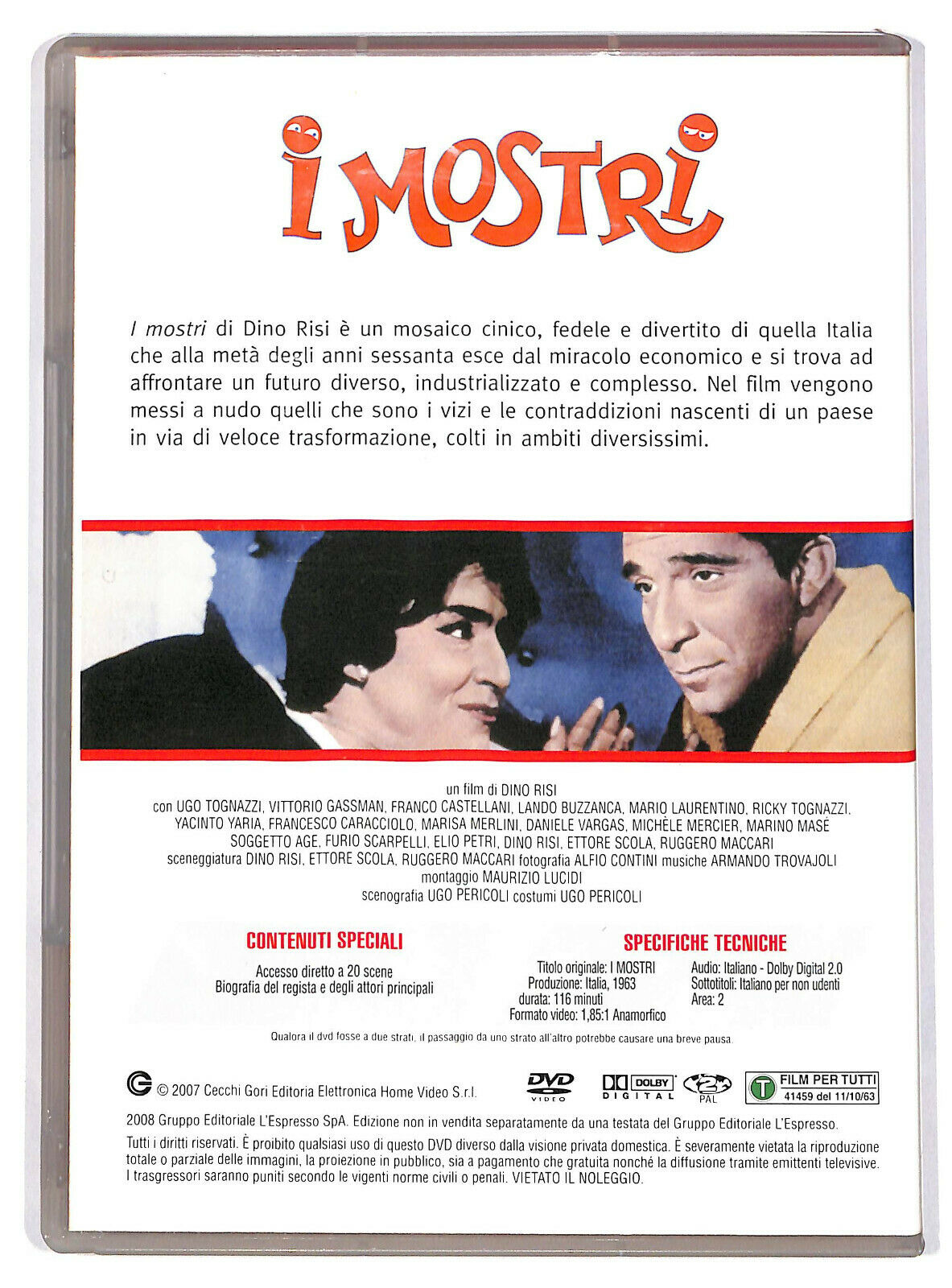 EBOND I Mostri Editoriale DVD DB761149