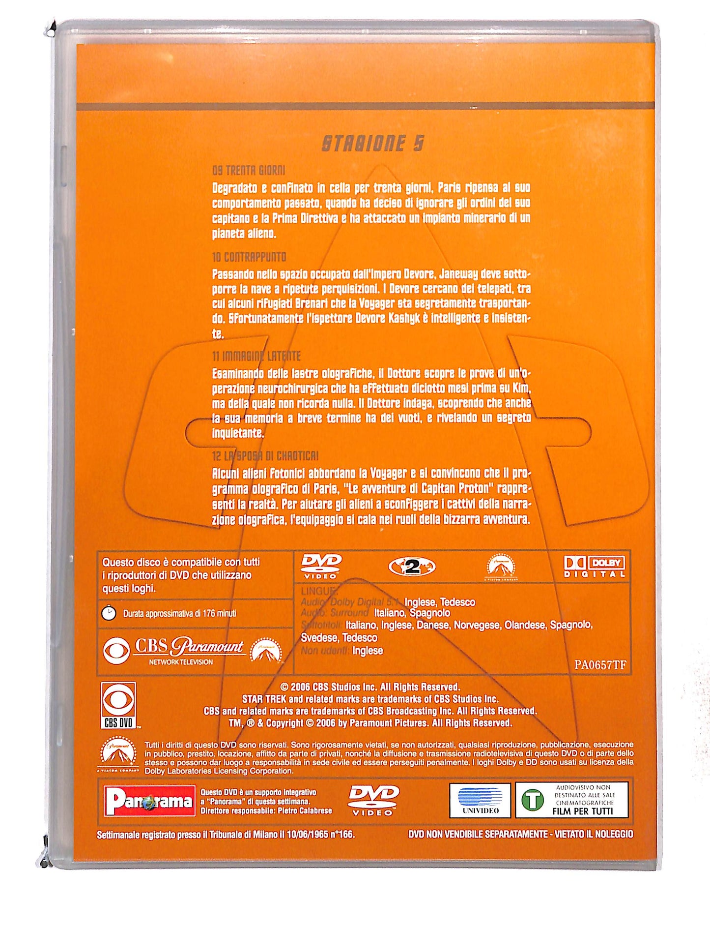 EBOND Star trek voyager stagione 5 disco 3 EDITORIALE DVD DB761429