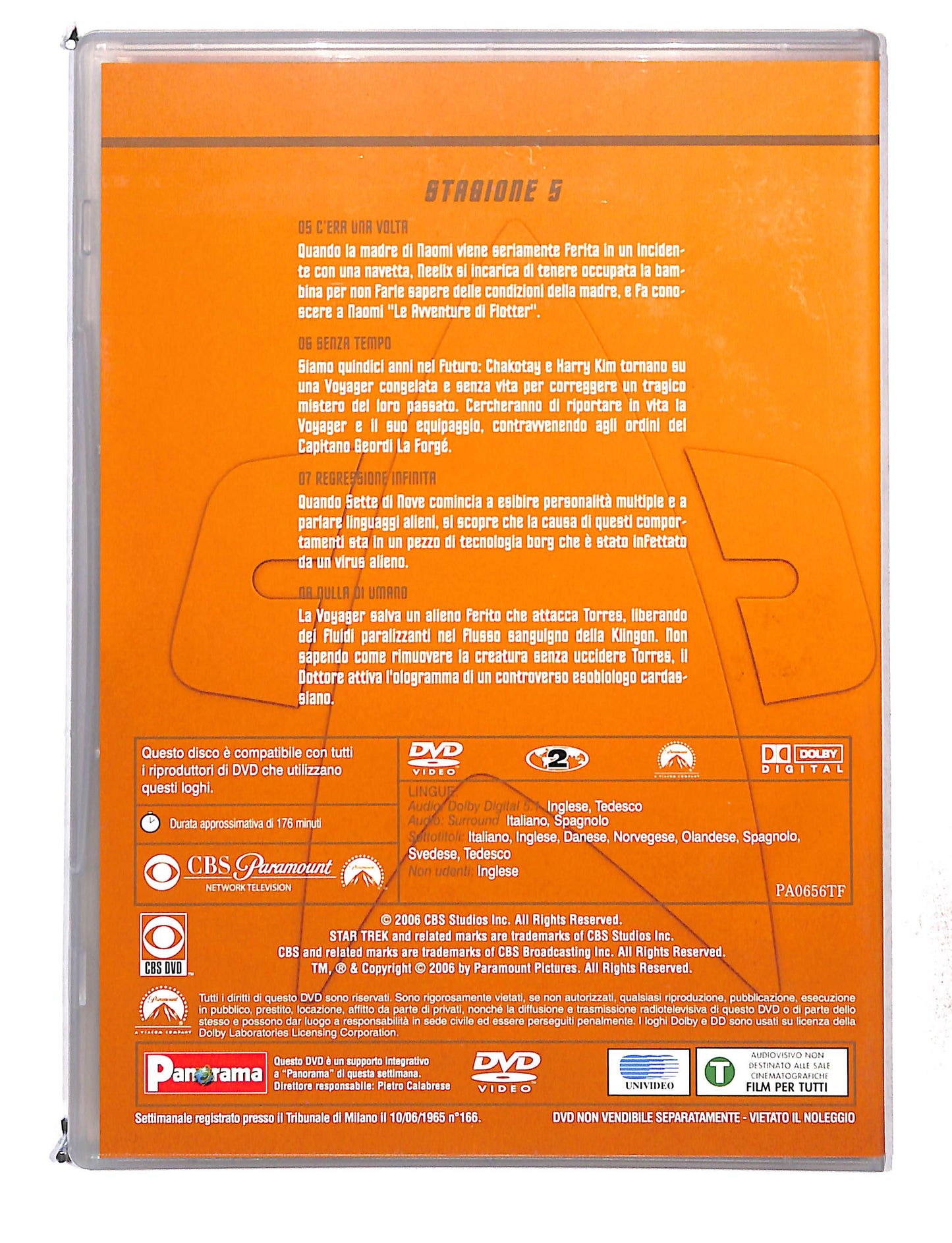 EBOND Star trek voyager stagione 5 disco 2 Episodi 5-8 EDITORIALE DVD DB761430