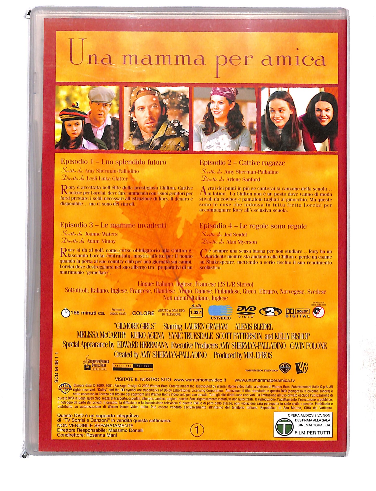 EBOND Una Mamma per amica Stagione uno disco 1 EDITORIALE DVD DB761438