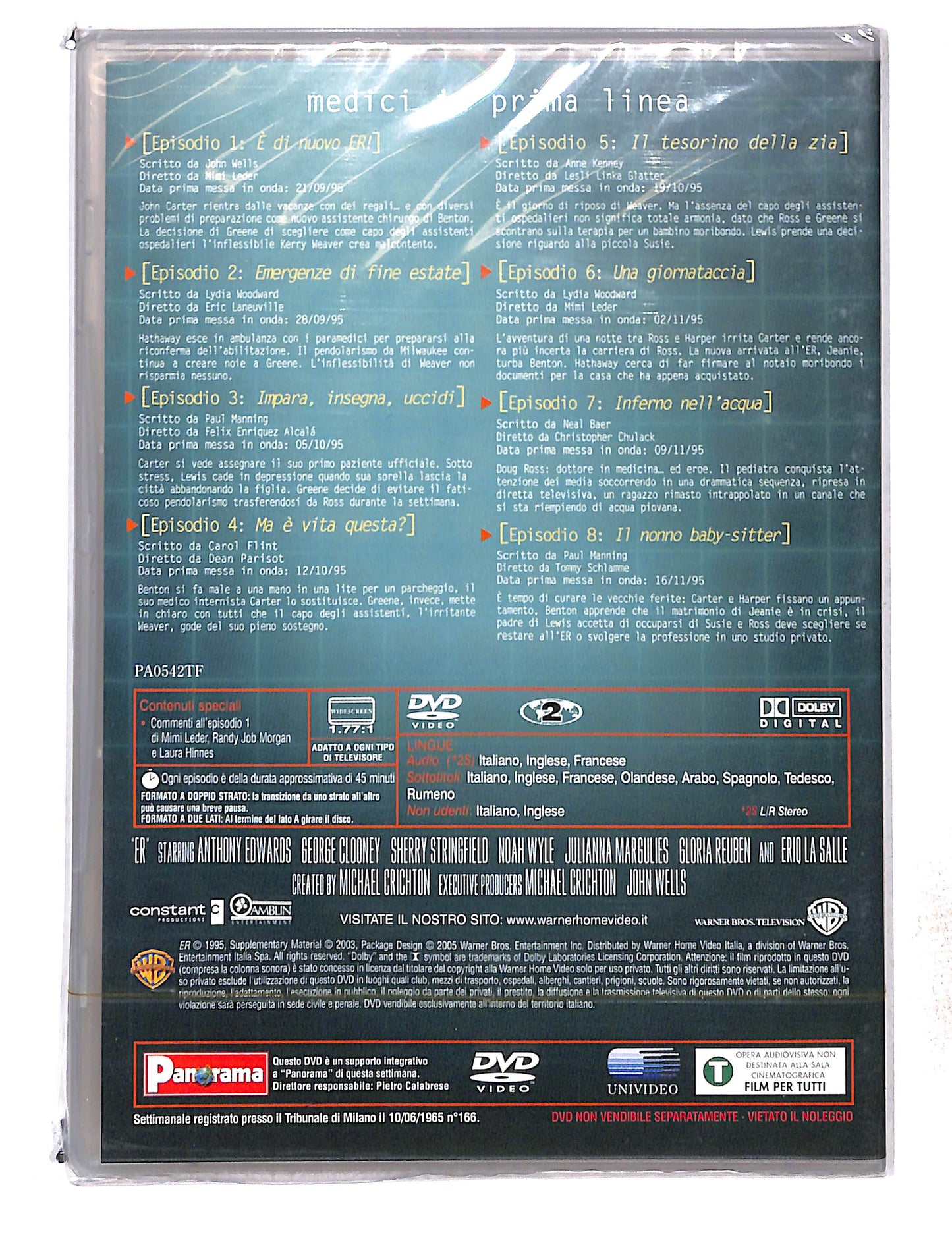 EBOND ER Medici In Prima Linea Anno 2 disco 5 eps 1-8 DVD DB761447