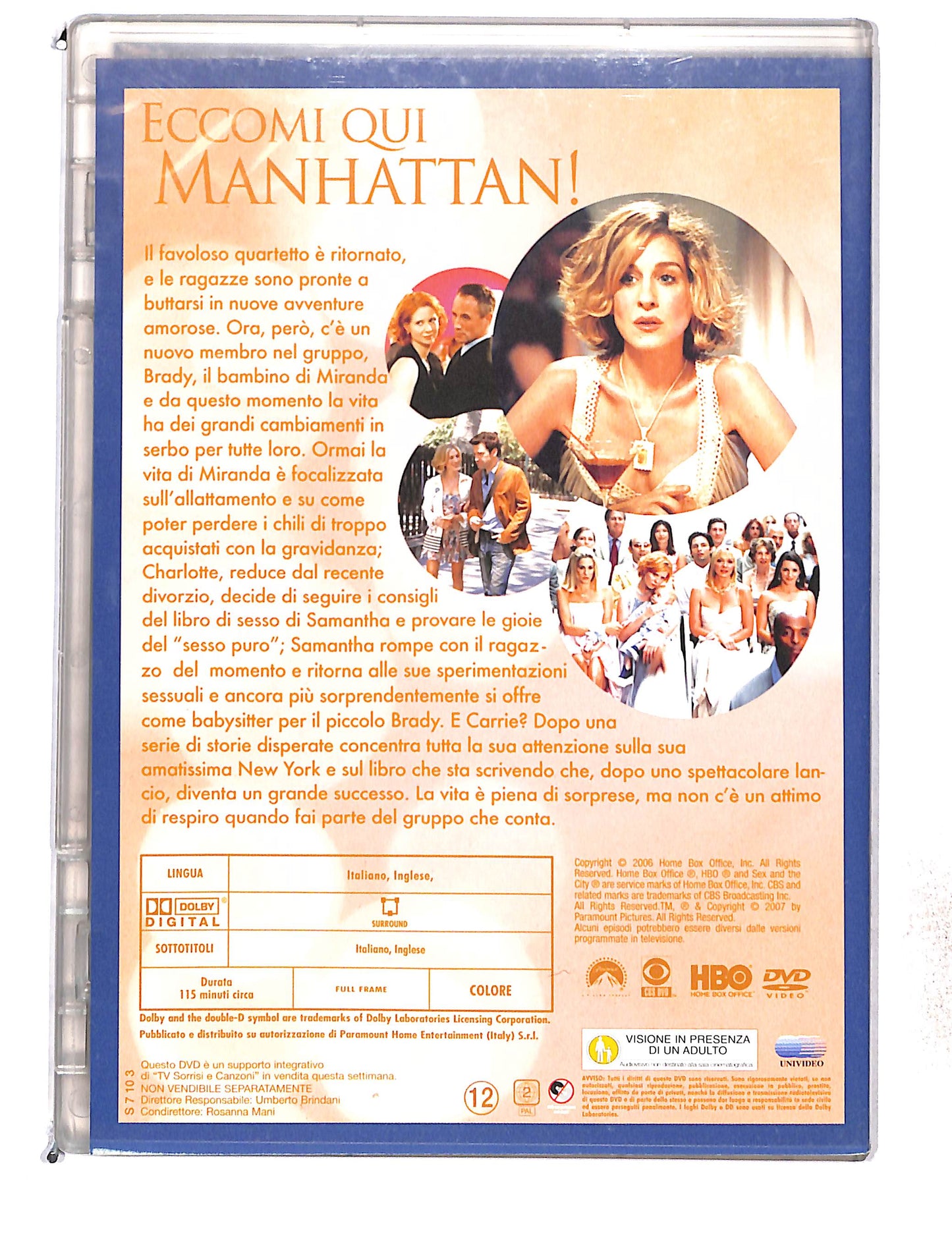 EBOND Sex and the city stagione 5 disco uno eps 1-4 EDITORIALE DVD DB761451