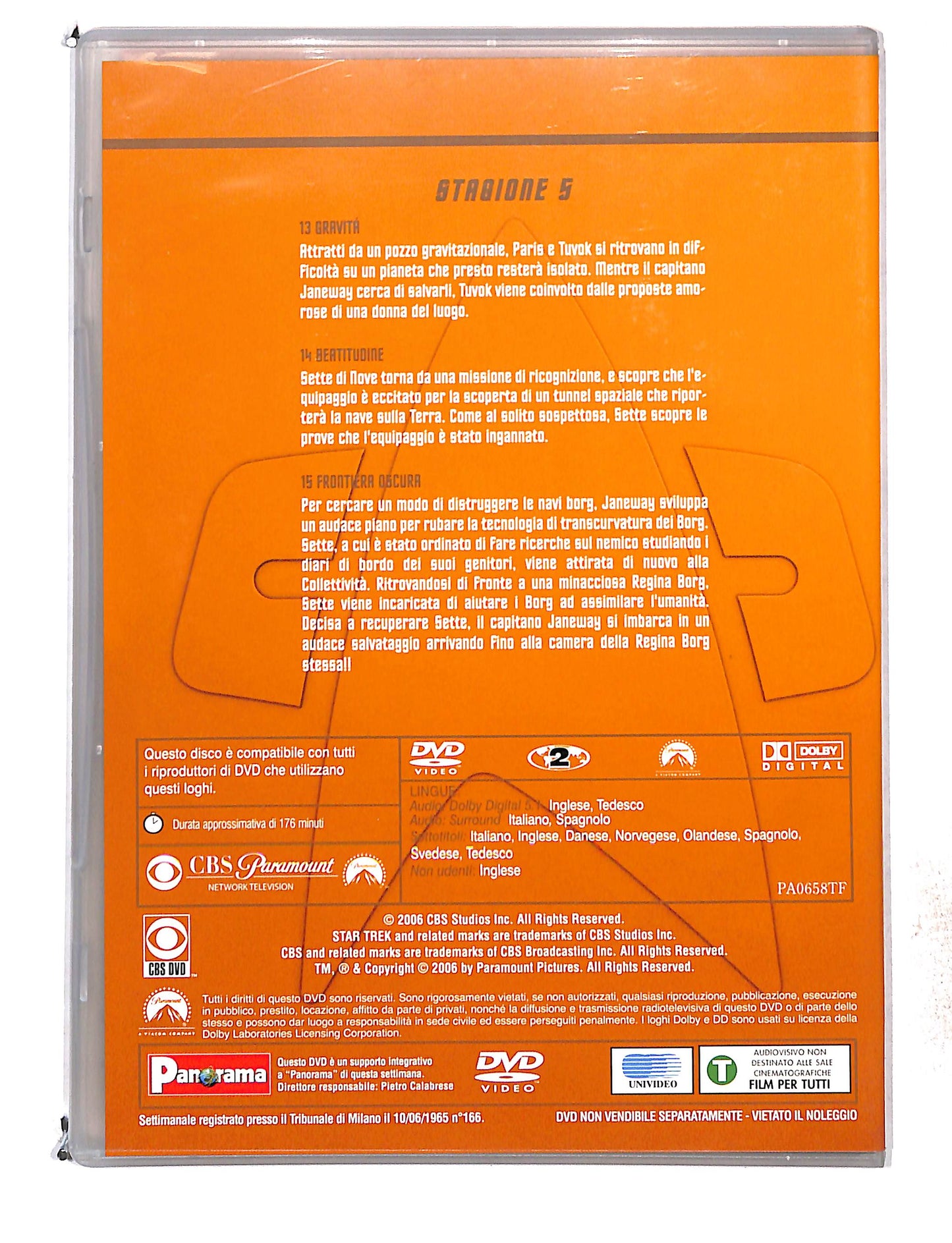 EBOND Star trek voyager stagione 5 disco 4 eps 13-15 EDITORIALE DVD DB761460