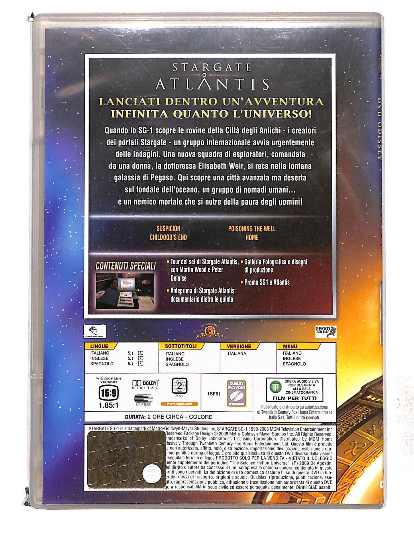 EBOND Stargate dvd Odissey Atlantis File 5-8 EDITORIALE DVD DB761467