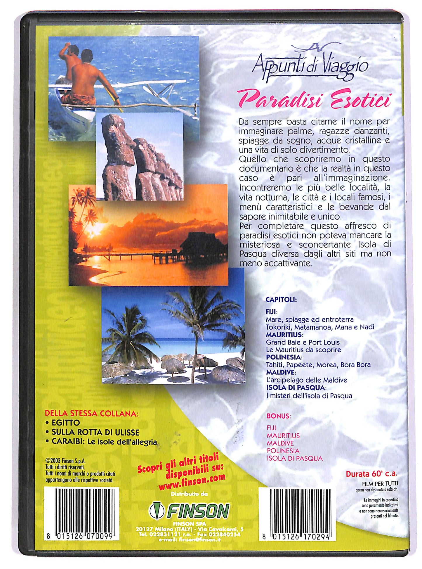 EBOND Paradisi Esotici - Fiji, Mauritius, Maldive, Polinesia... DVD DB761913