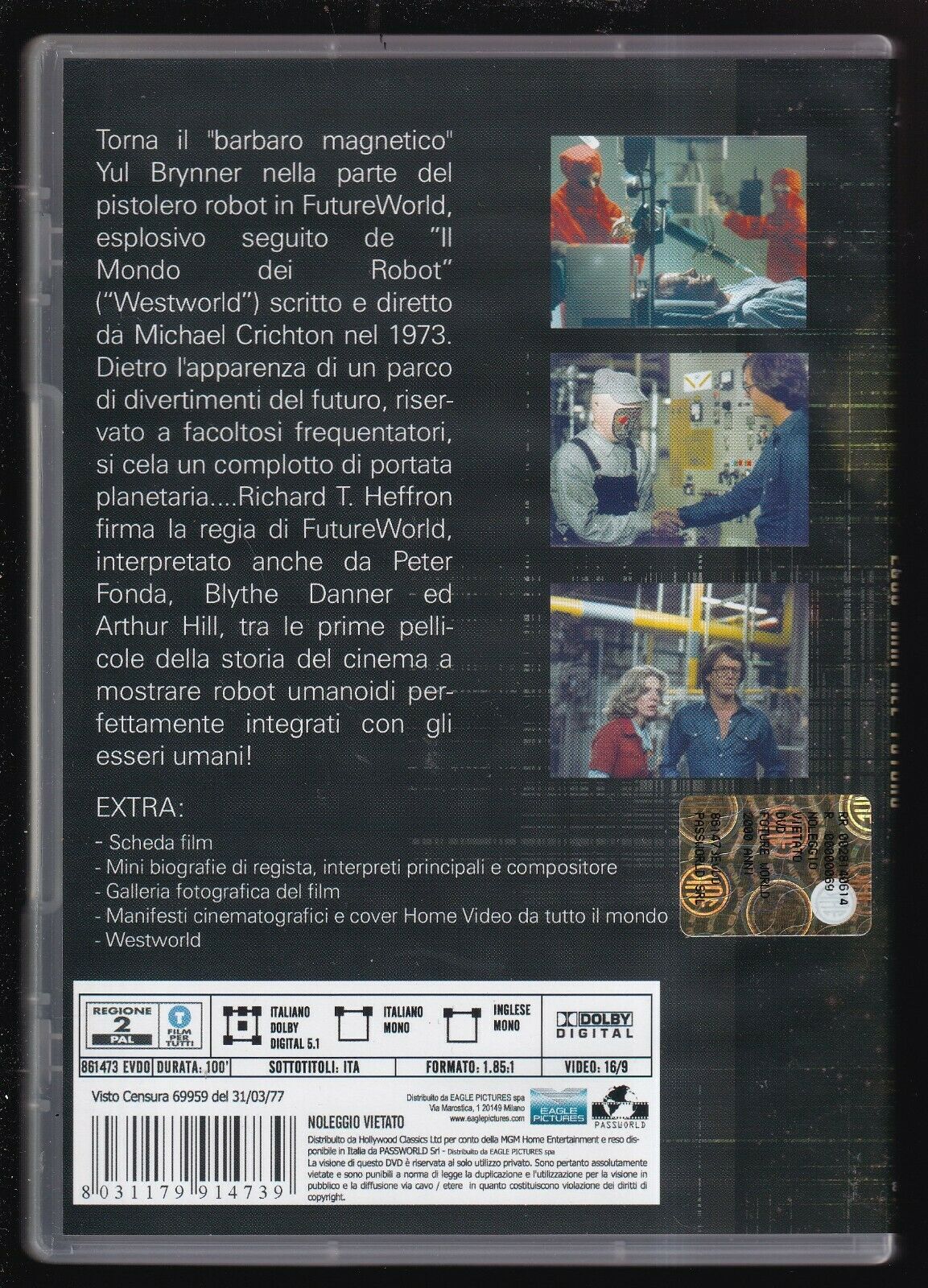 EBOND Futureworld - 2000 Anni Nel Futuro Di Richard T. Heffron DVD DB761935