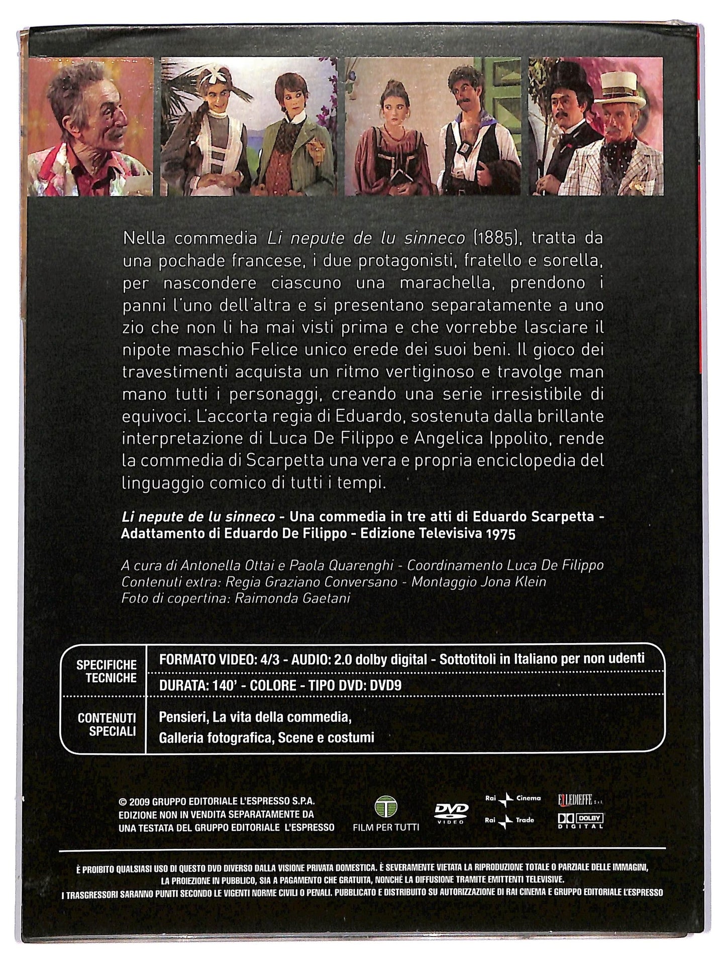 EBOND Li nepute de lu sinneco EDITORIALE DVD DB762827
