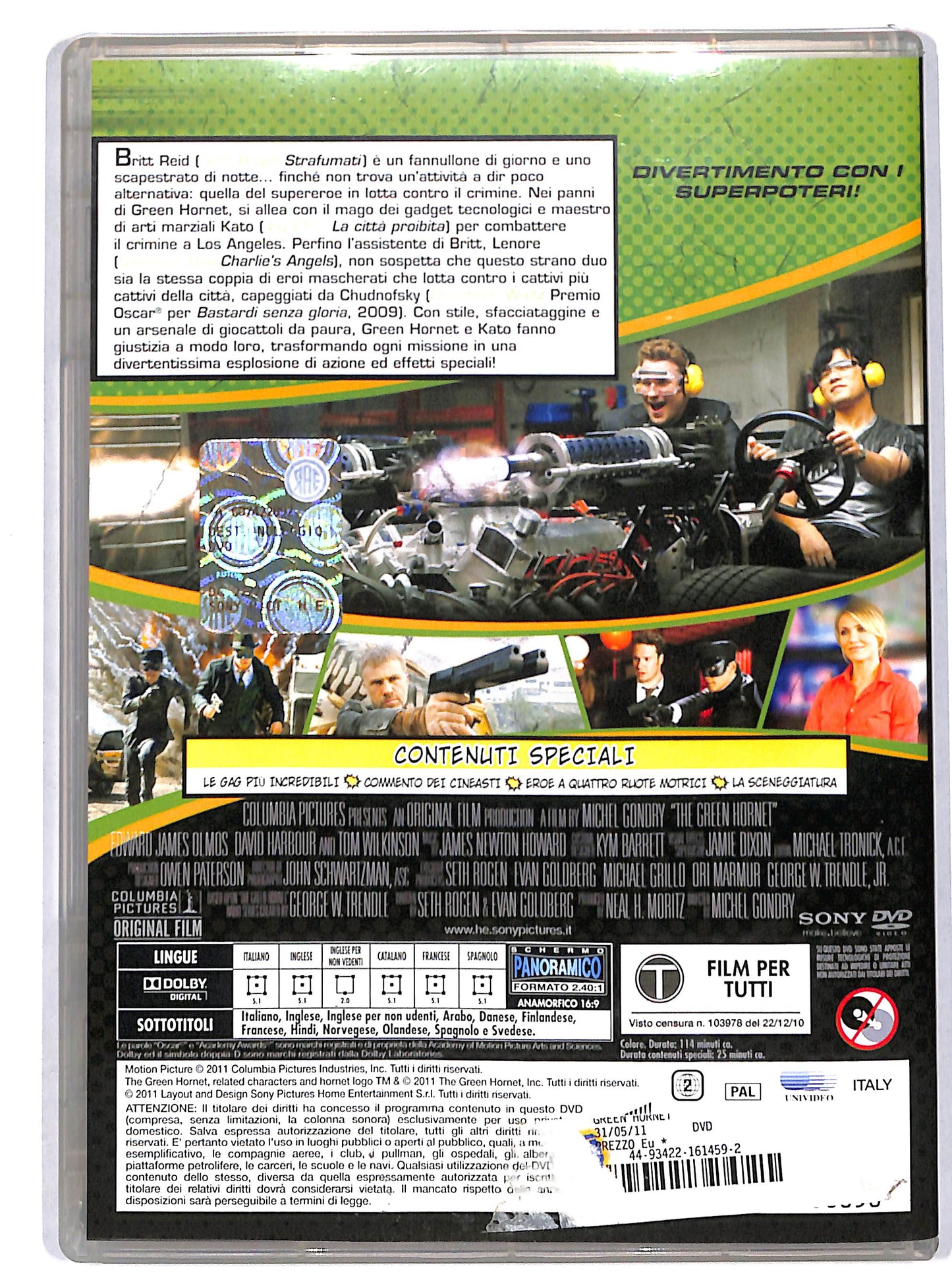 EBOND the green hornet NOLEGGIO DVD DB762836