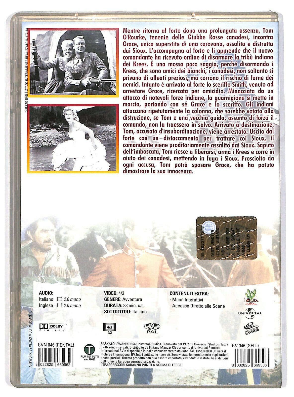 EBOND Le Giubbe Rosse Del Saskatchewan DVD DB763355
