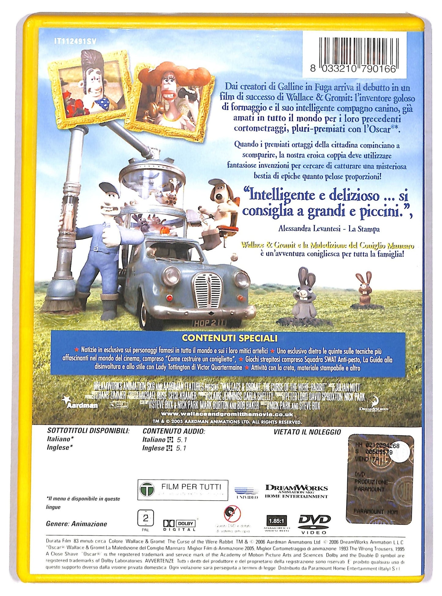 EBOND Wallace & Gromit - La maledizione del coniglio mannaro DVD DB763427