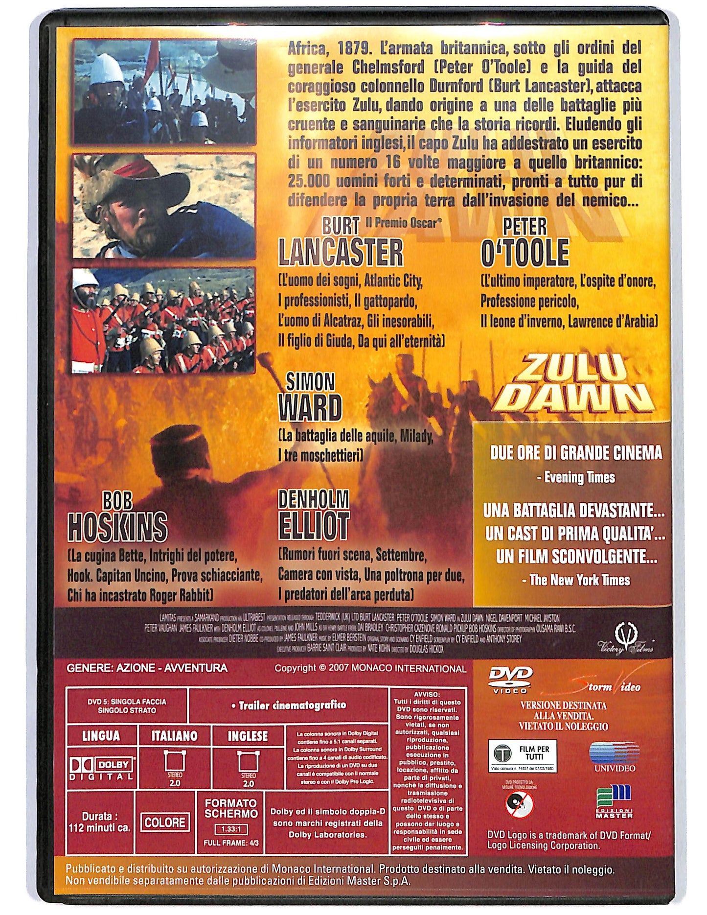 EBOND Zulu Dawn EDITORIALE DVD DB763446