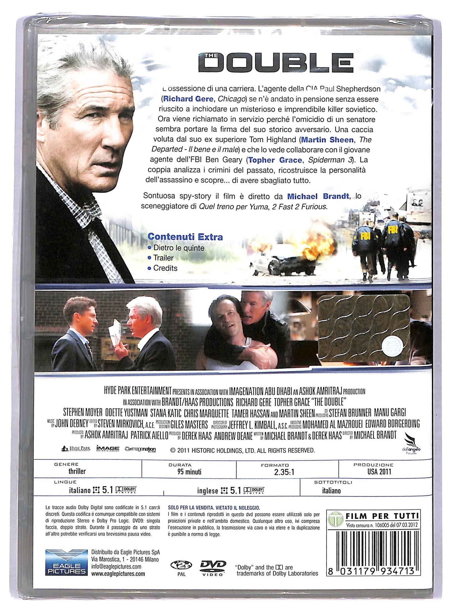 EBOND The Double (film 2011) NOLEGGIO DVD DB763801