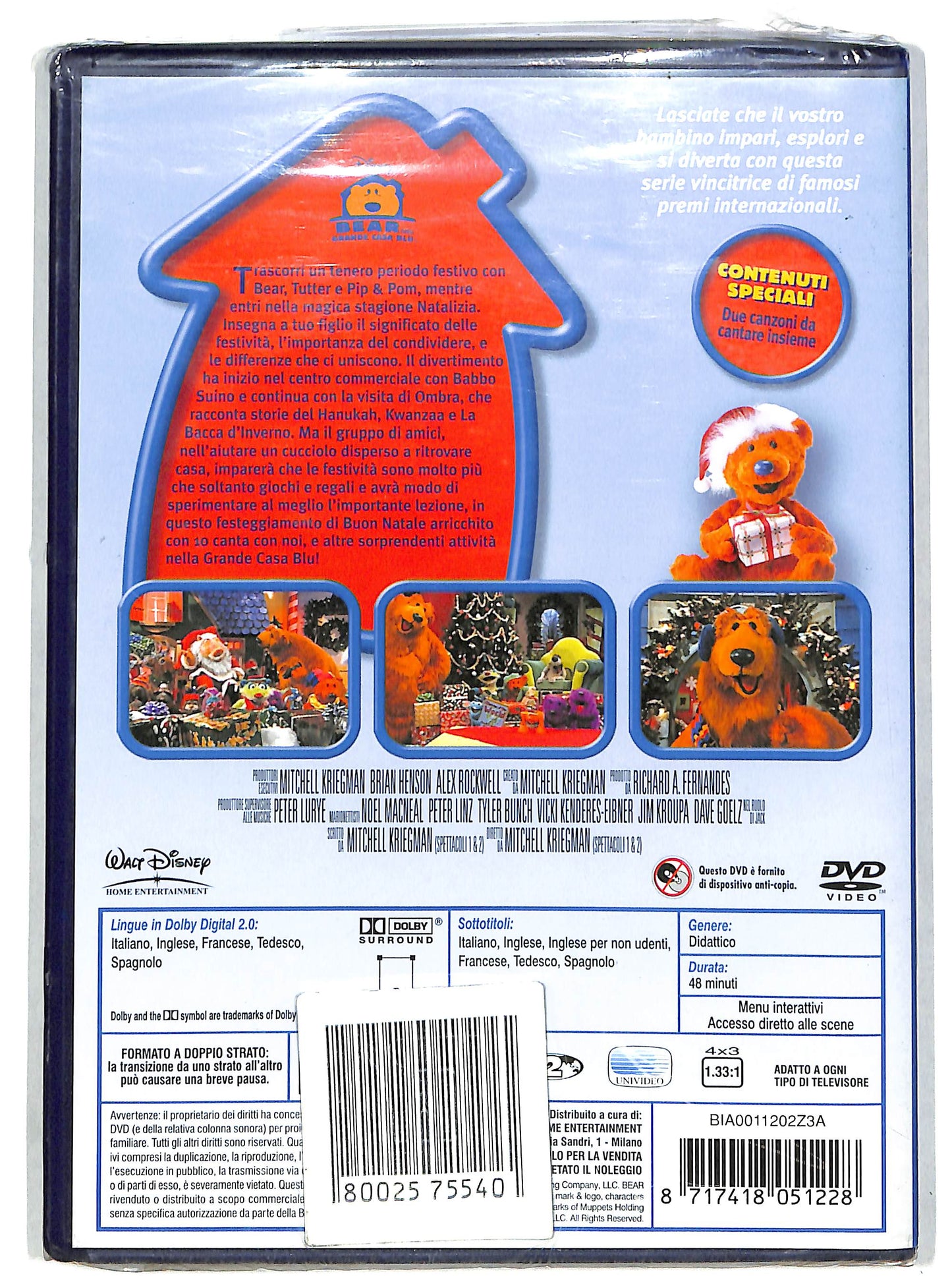 EBOND Bear Nella Grande Casa Blu - Buon Natale Con Bear NOLEGGIO DVD DB763814