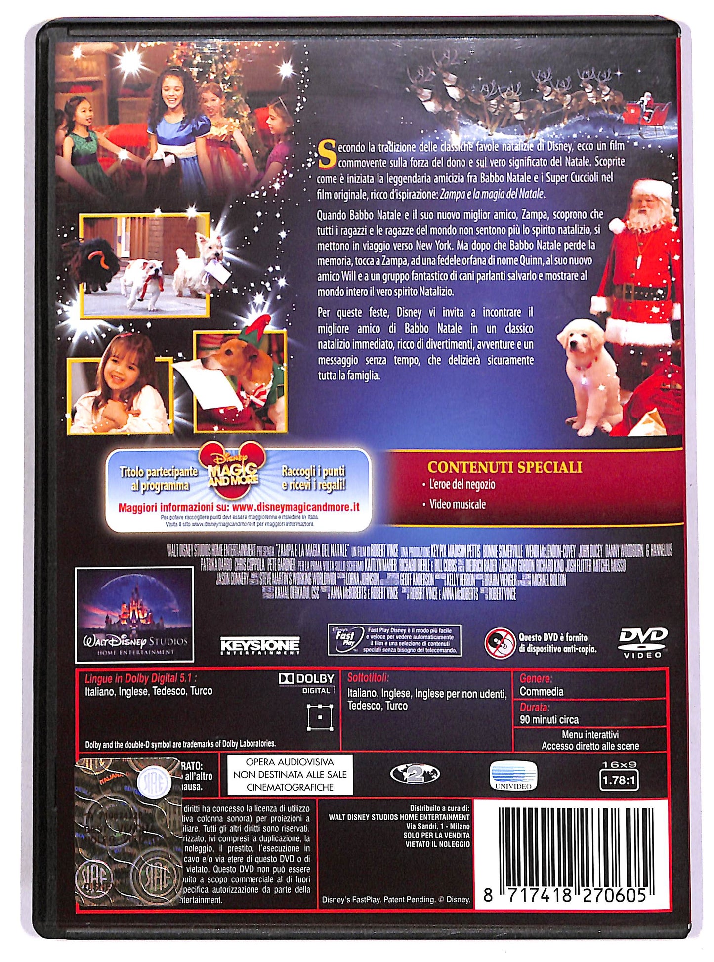 EBOND Zampa e la magia del Natale NOLEGGIO DVD DB763827