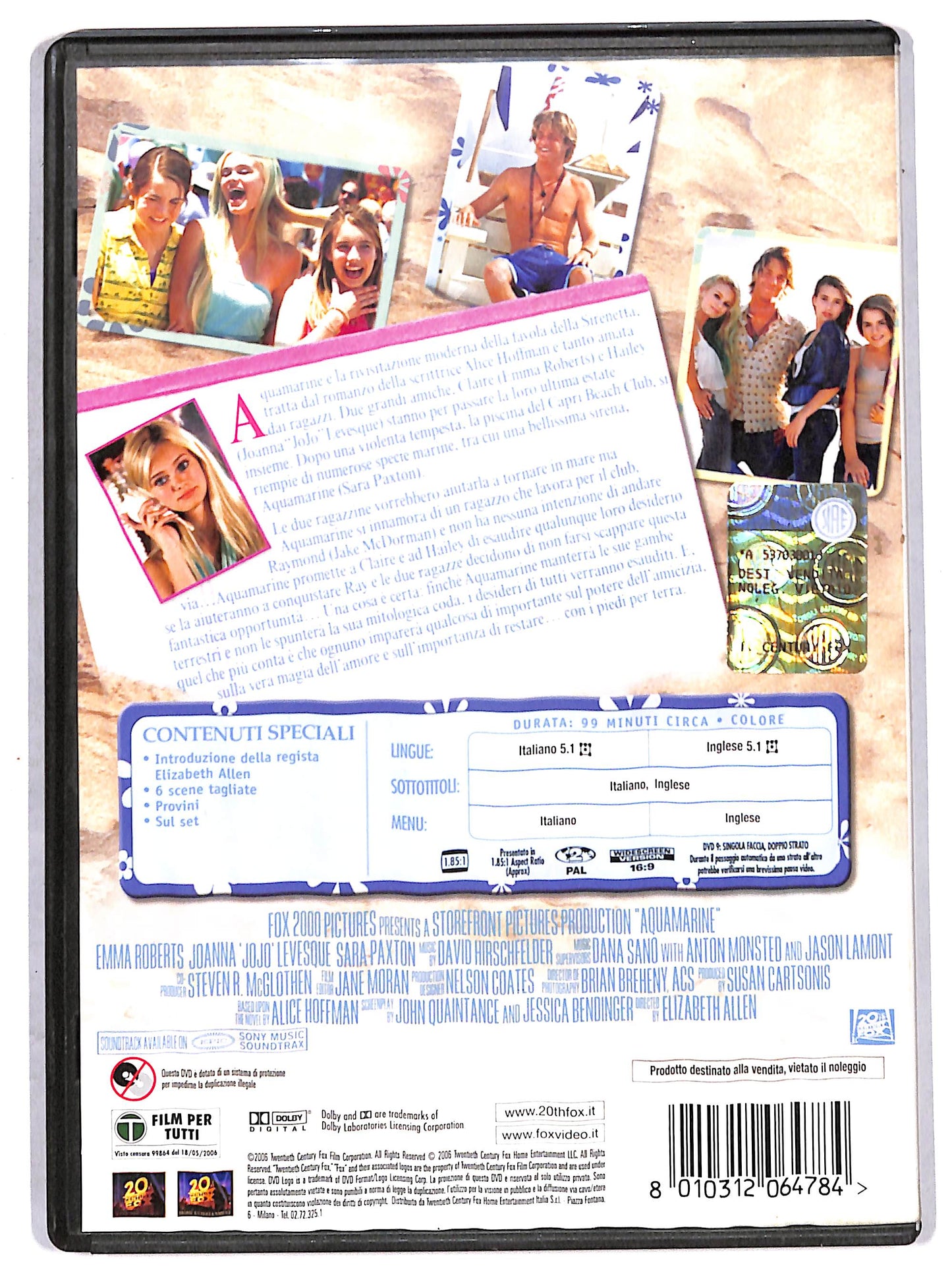 EBOND Aquamarine NOLEGGIO DVD DB763864