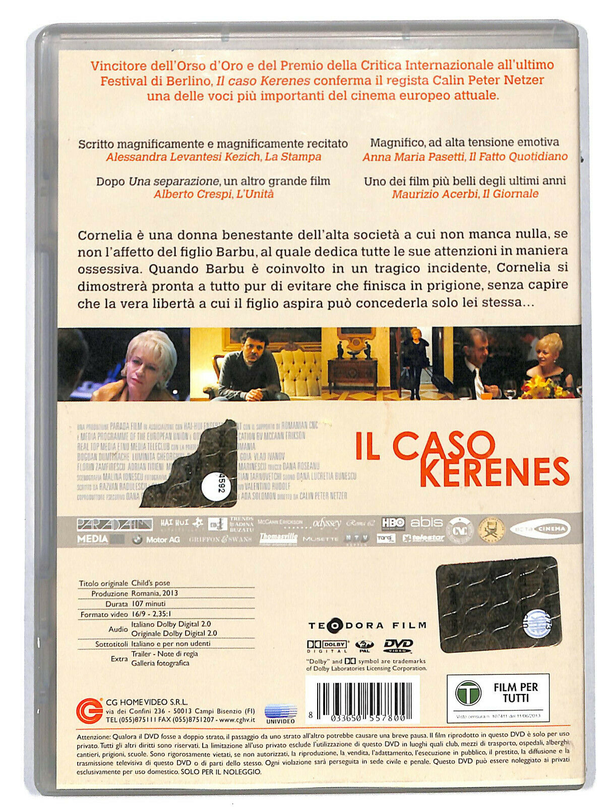 EBOND Il Caso Kerenes Ex Noleggio DVD DB764311