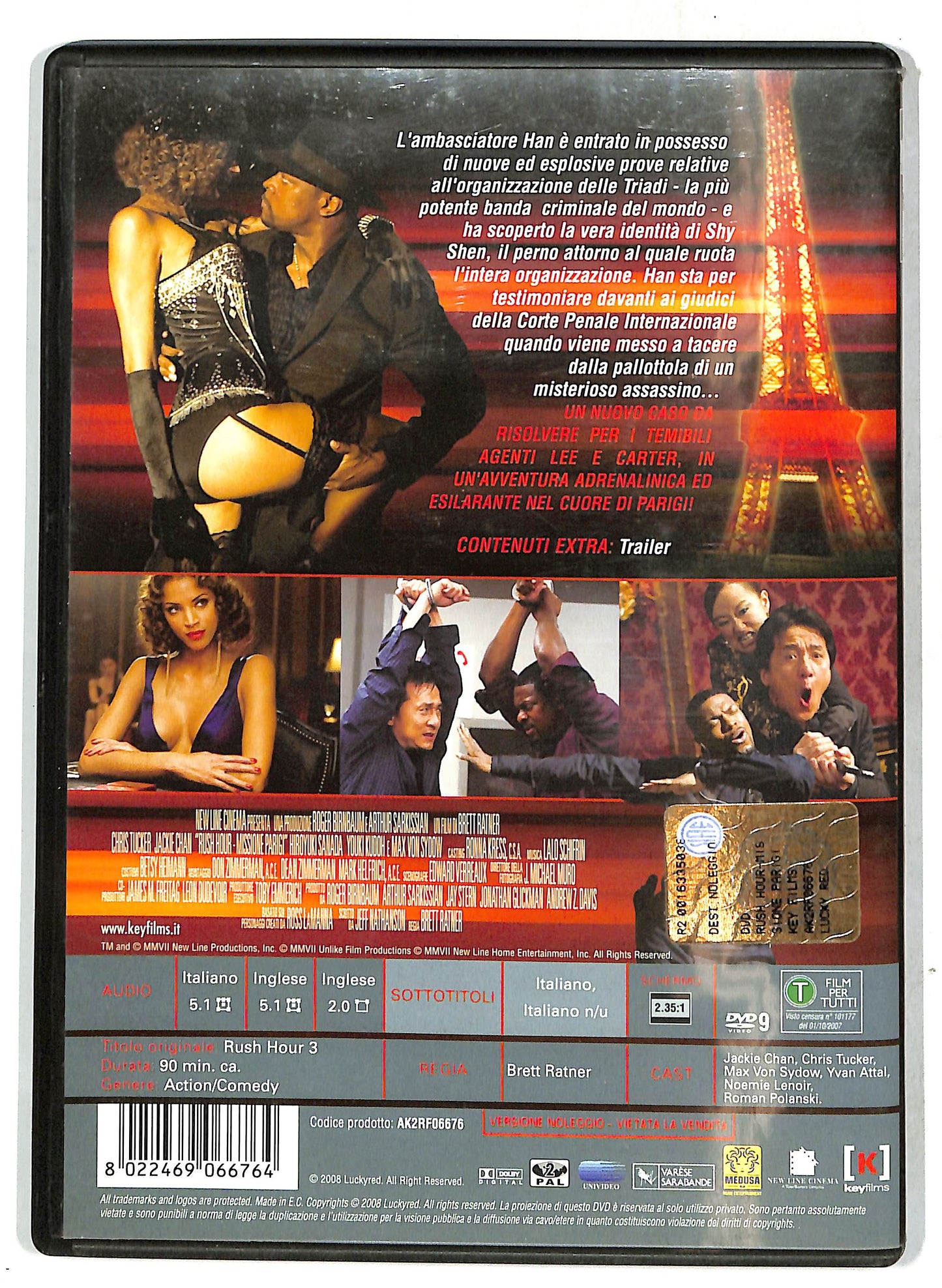 EBOND Rush Hour - Missione Parigi NOLEGGIO DVD DB764327